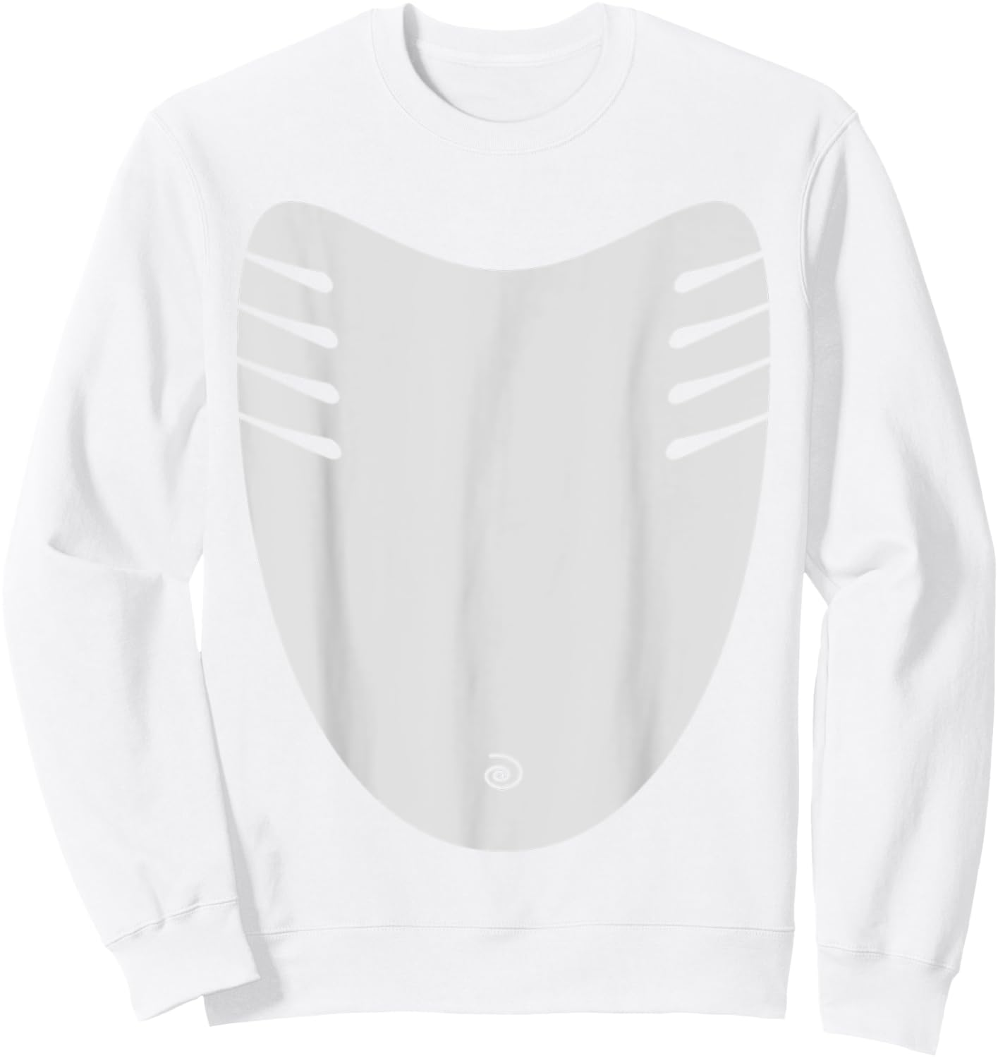 Shark Belly Costume Dolphin Animal Halloween Sweatshirt - Sweatshirt | White