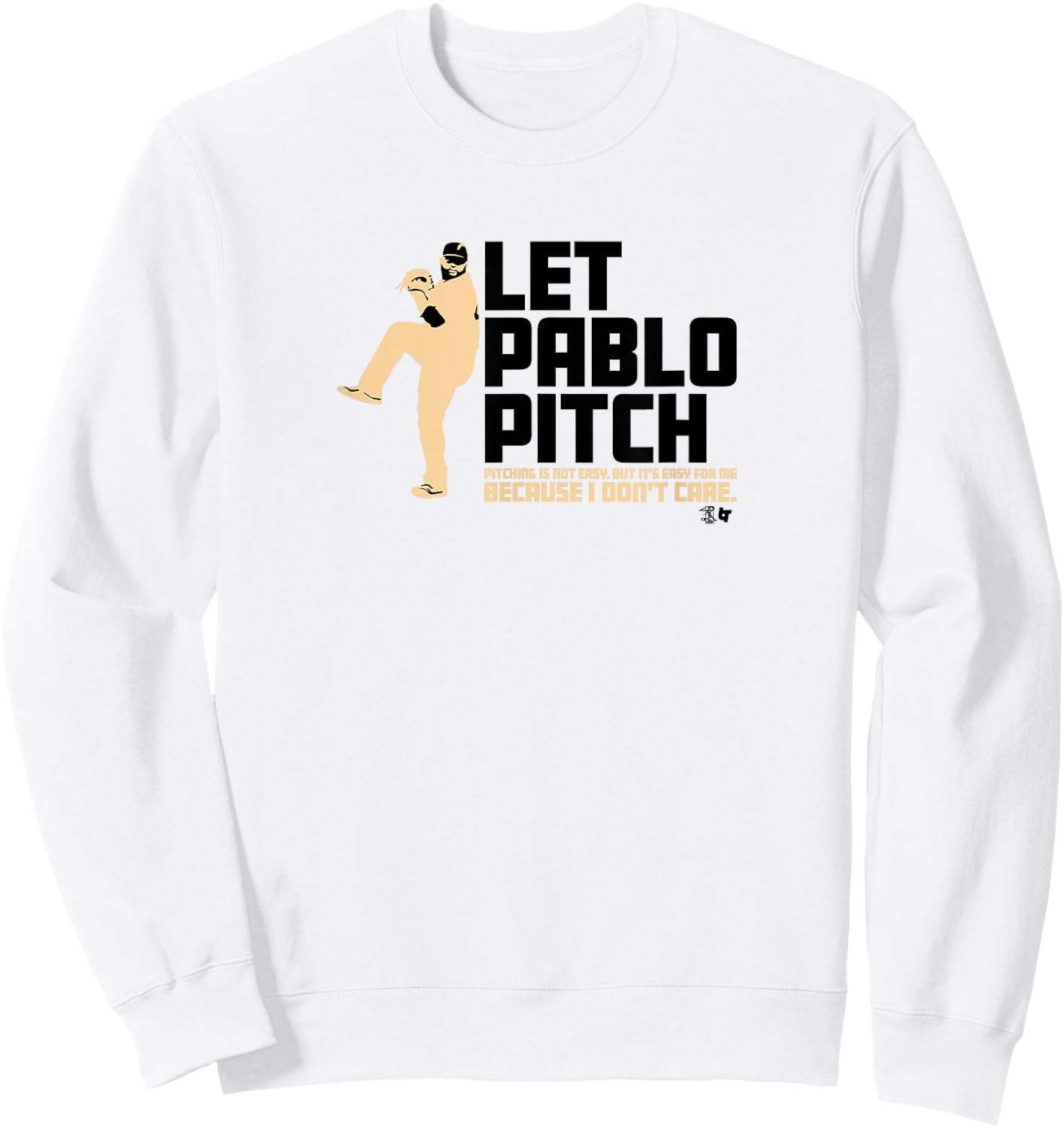 Officially licensed Pablo Sandoval - Let Pablo Pitch Sweatshirt - Sweatshirt | White