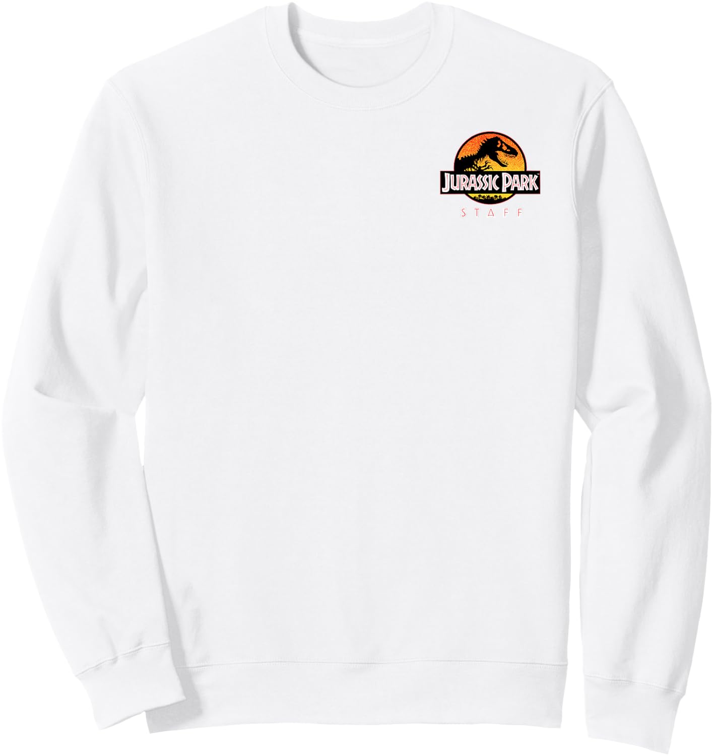 Jurassic Park Ranger Staff Uniform Sweatshirt - Sweatshirt | White