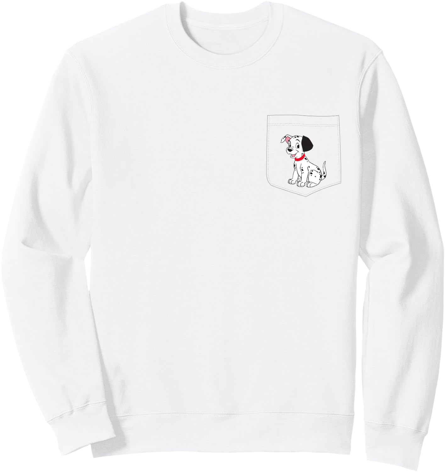 101 Dalmatians - Lucky Pocket Sweatshirt - Sweatshirt | White