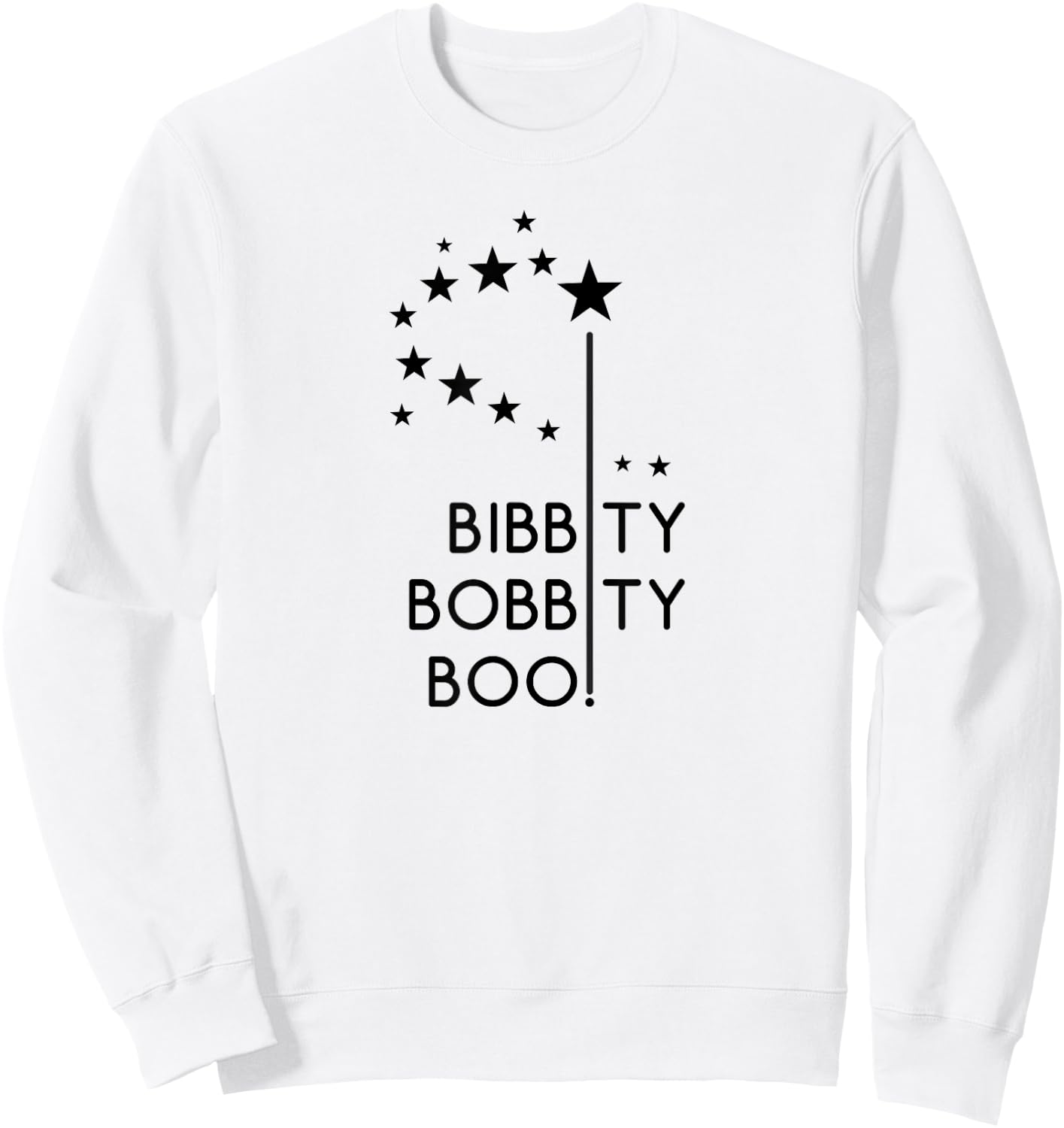 Happy Halloween Bibbity Bobbity Boo! Sweatshirt - Sweatshirt | White