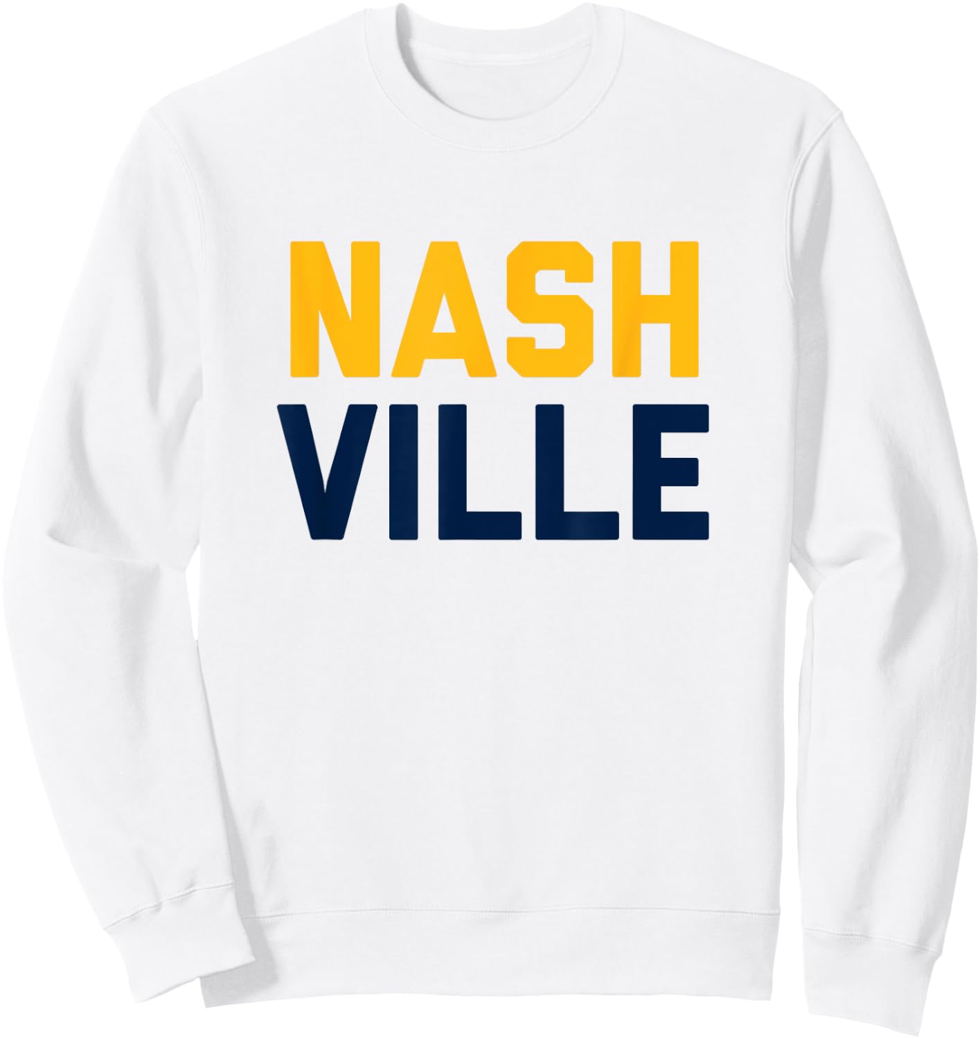 NASH - Nashville Tennessee Sweatshirt - Sweatshirt | White