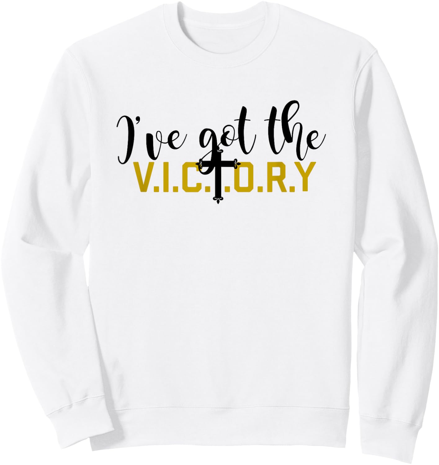 GGT | I've got the Victory Christian Rejoice Sweatshirt - Sweatshirt | White