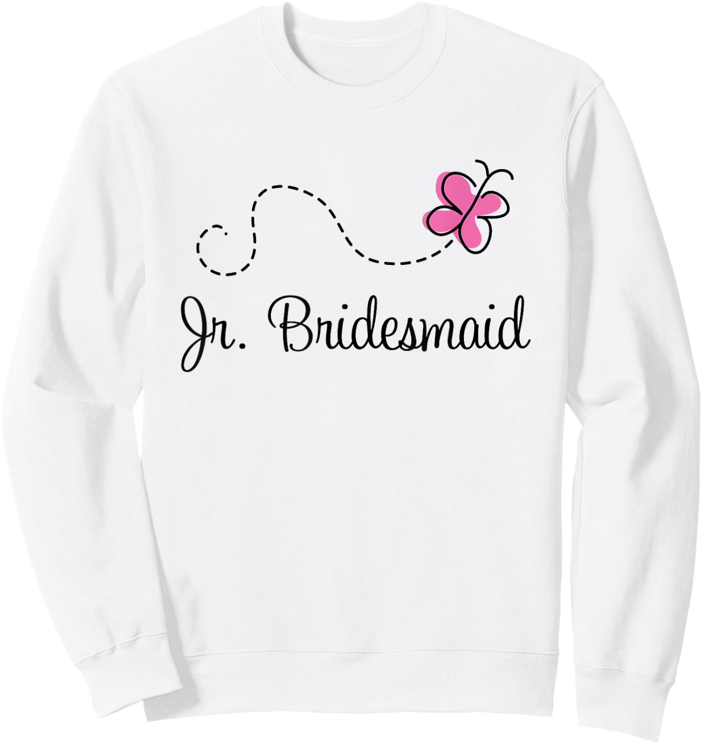 Junior Bridesmaid Wedding Girls Bridal Party Sweatshirt - Sweatshirt | White