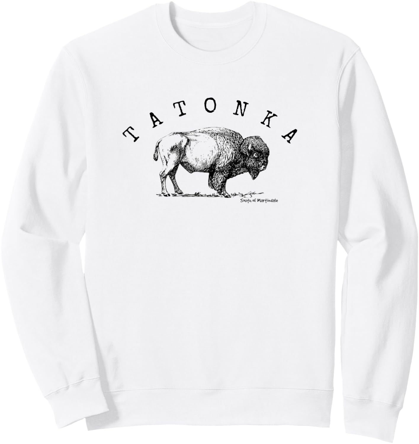 Tatonka American Buffalo T Shirt Sweatshirt - Sweatshirt | White