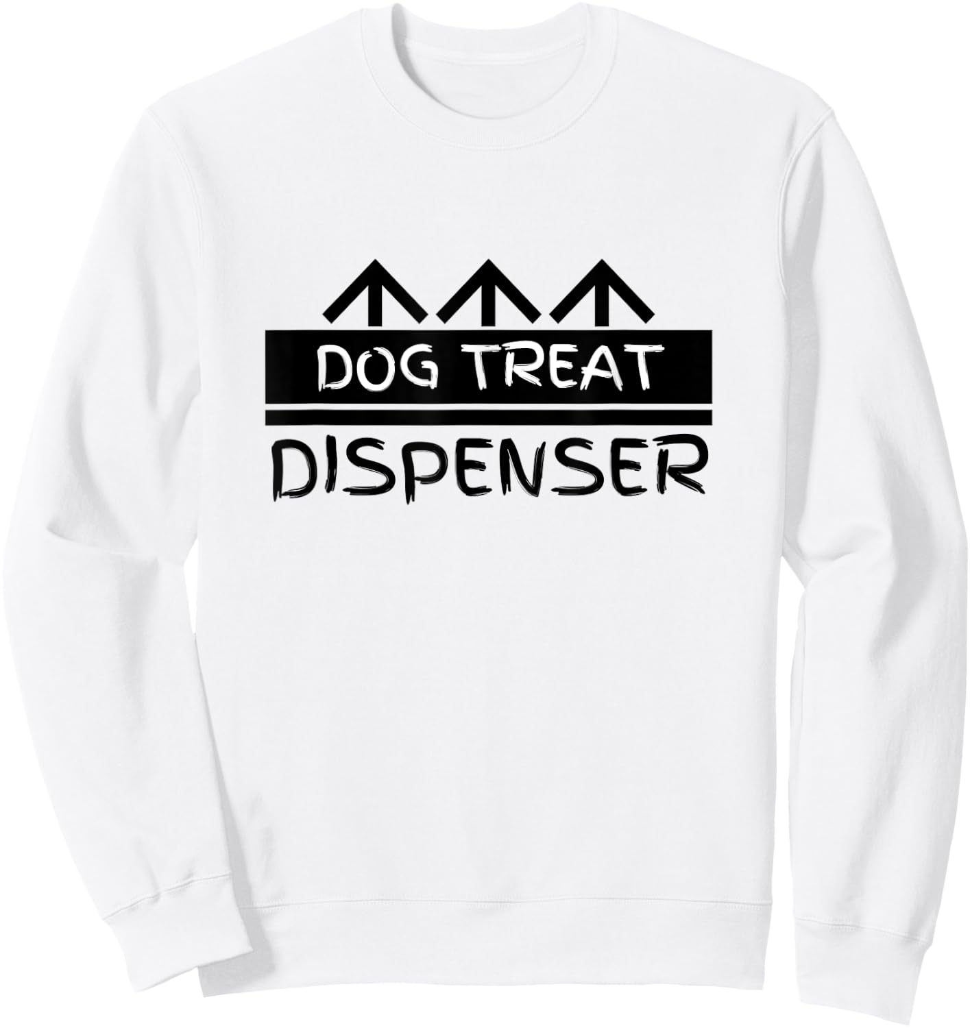 Dog Treat Dispenser - Funny Women Kids Sweatshirt - Sweatshirt | White