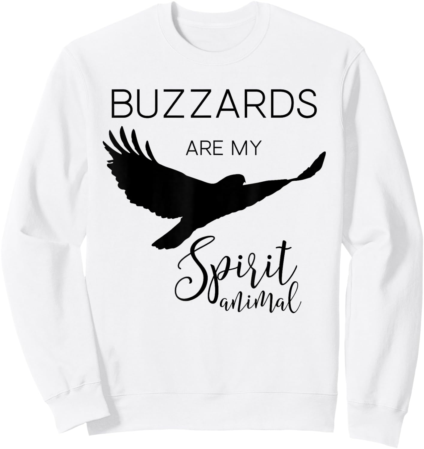 Buzzard Turkey Vulture Spirit Animal J000371 Sweatshirt - Sweatshirt | White