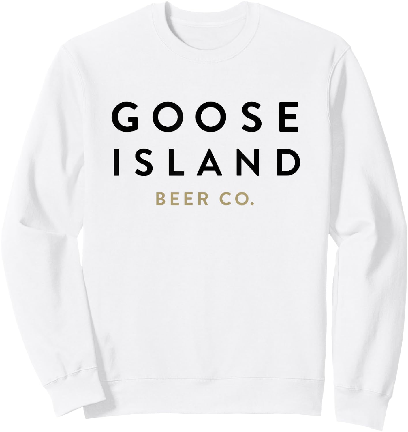 Goose Island Stacked Logo Sweatshirt - Sweatshirt | White