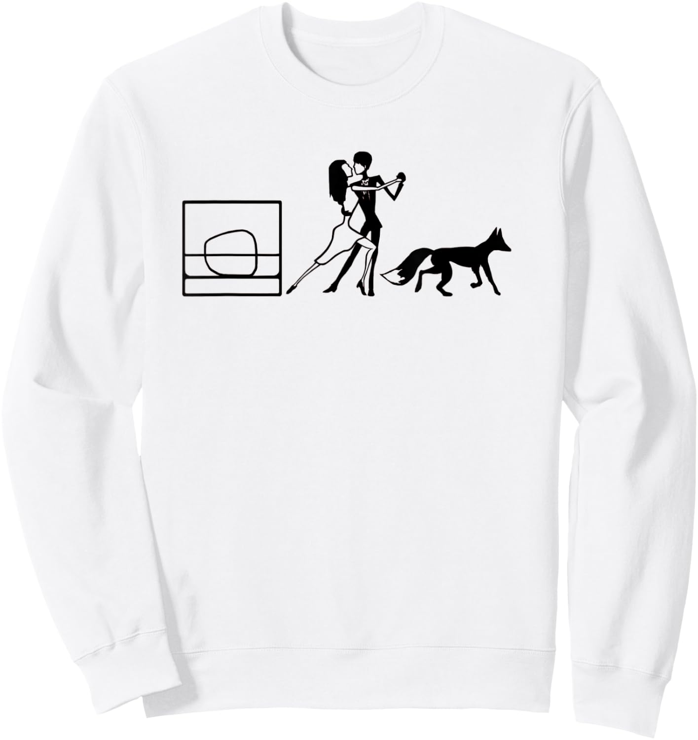Whiskey Tango Foxtrot (WTF) Black Graphic Sweatshirt - Sweatshirt | White