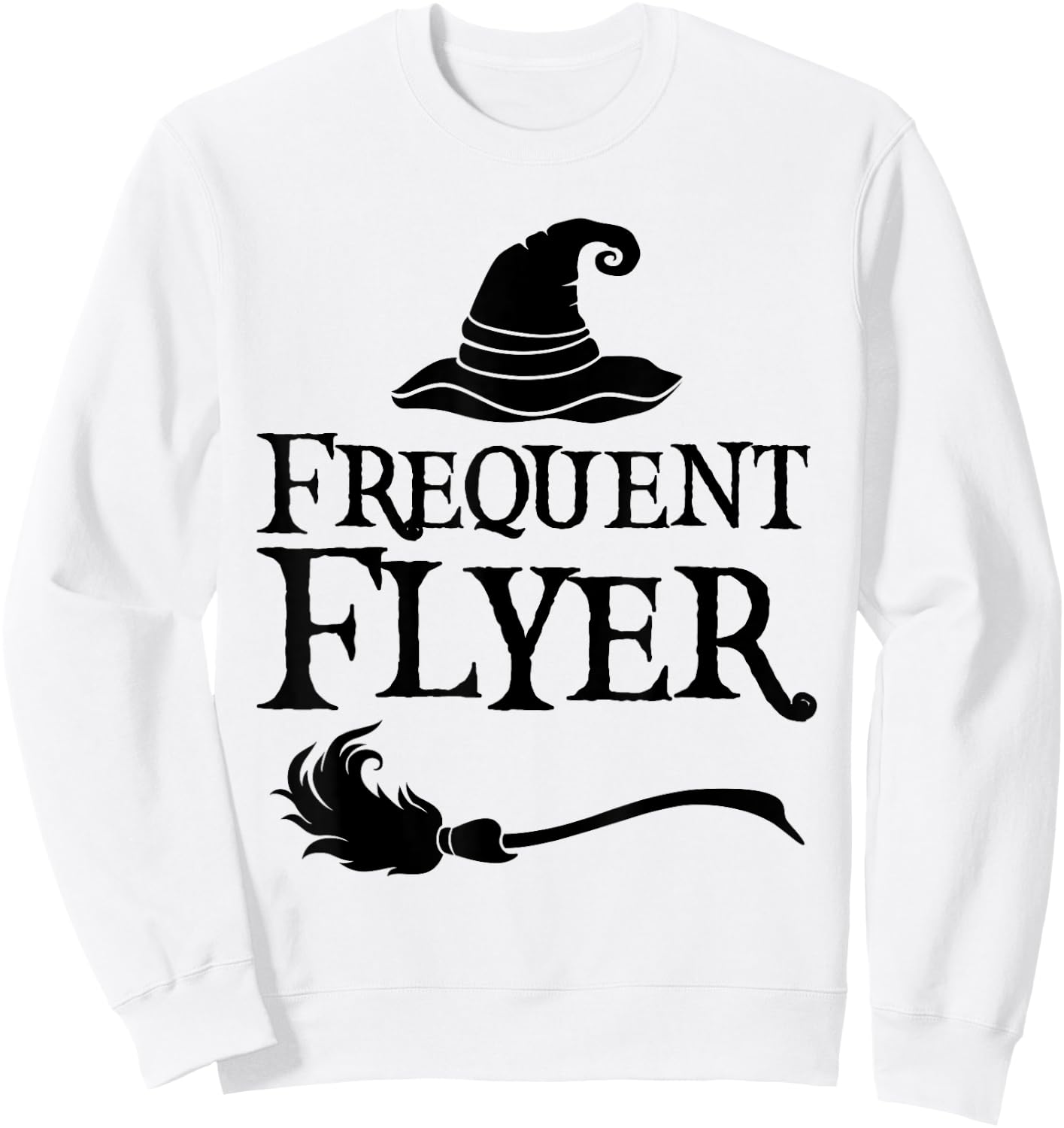 Frequent Flyer Halloween Costume Sweatshirt - Sweatshirt | White