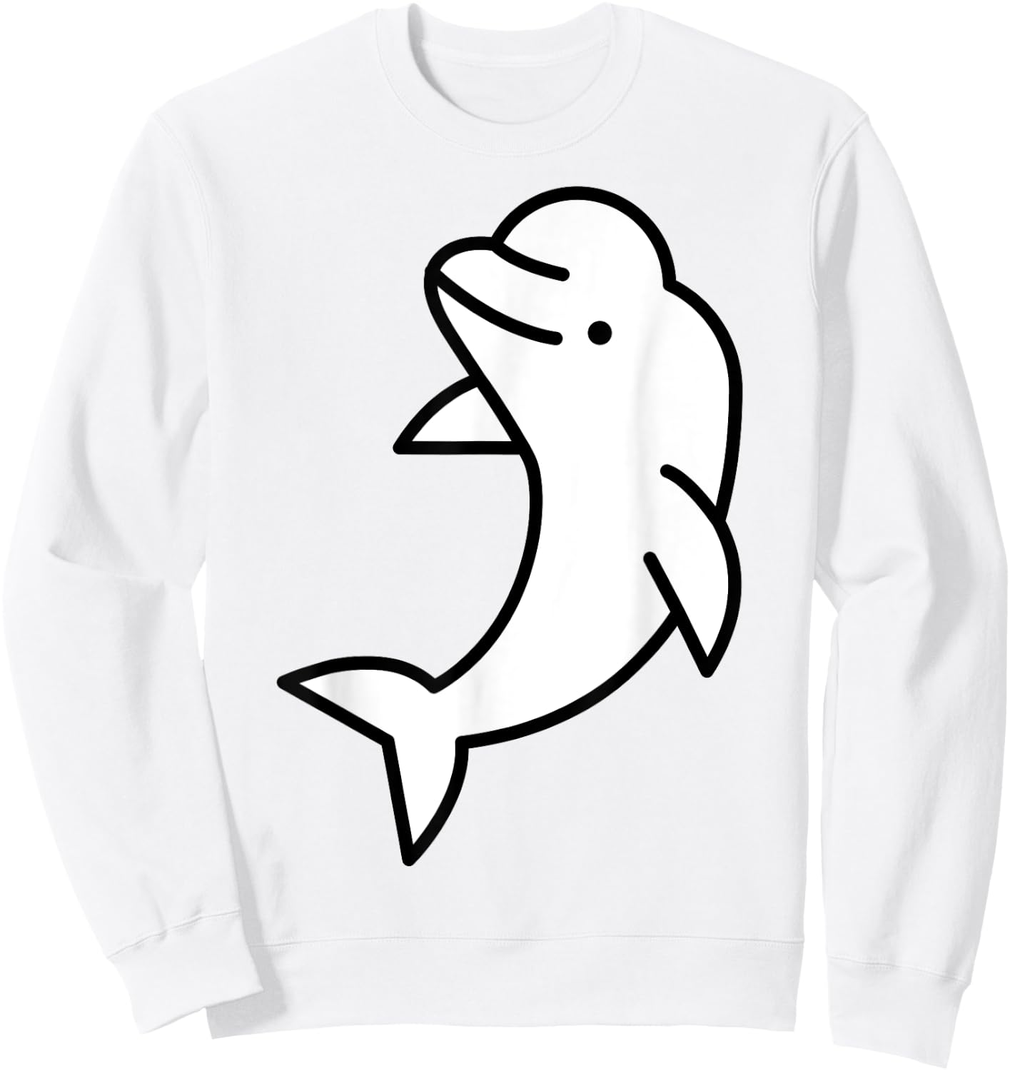 Beluga Whale Sweatshirt - Sweatshirt | White