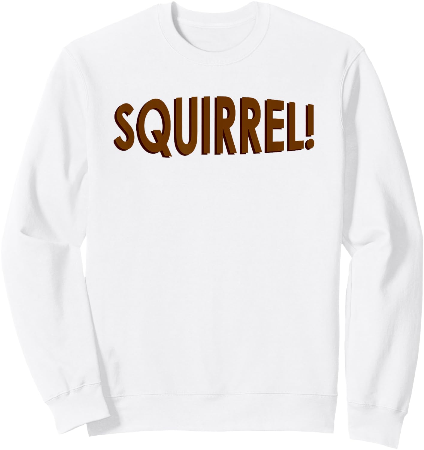 Squirrel! (with Back Design) Christmas Squirrel Aunt Bethany Sweatshirt - Sweatshirt | White