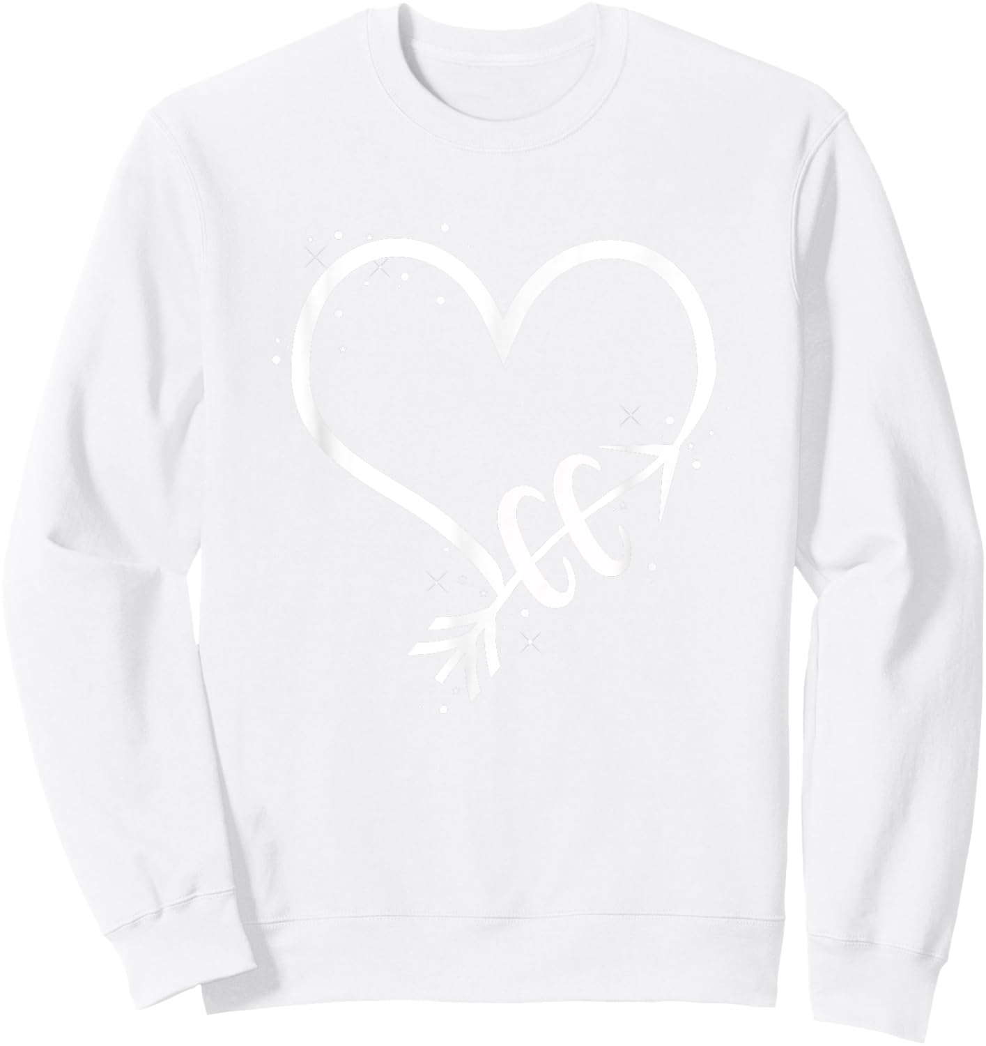 Love Cross Country Running Sweatshirt - Sweatshirt | White