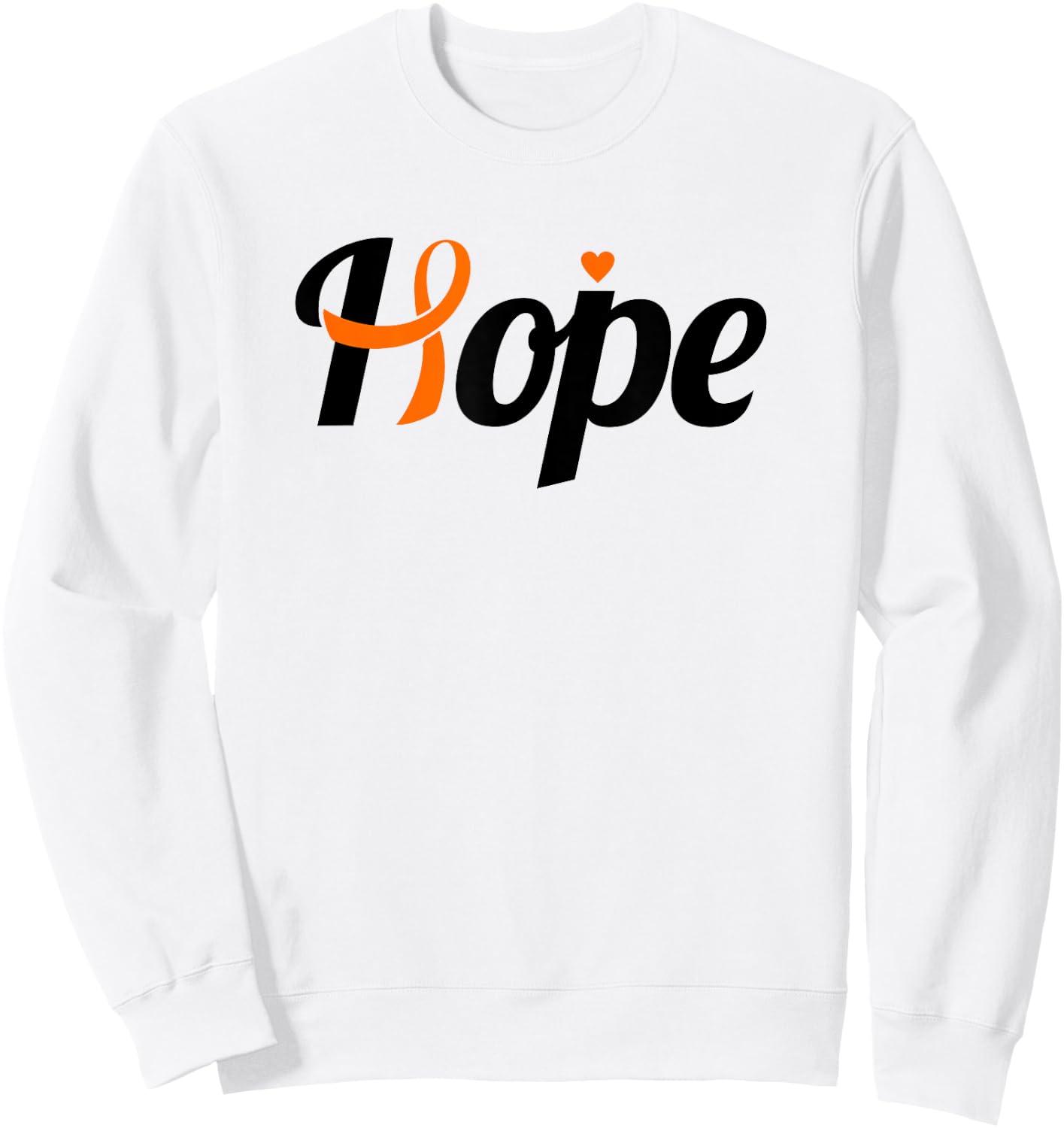 Hope - Leukemia Cancer Shirt Leukemia Cancer Support Gift Sweatshirt - Sweatshirt | White