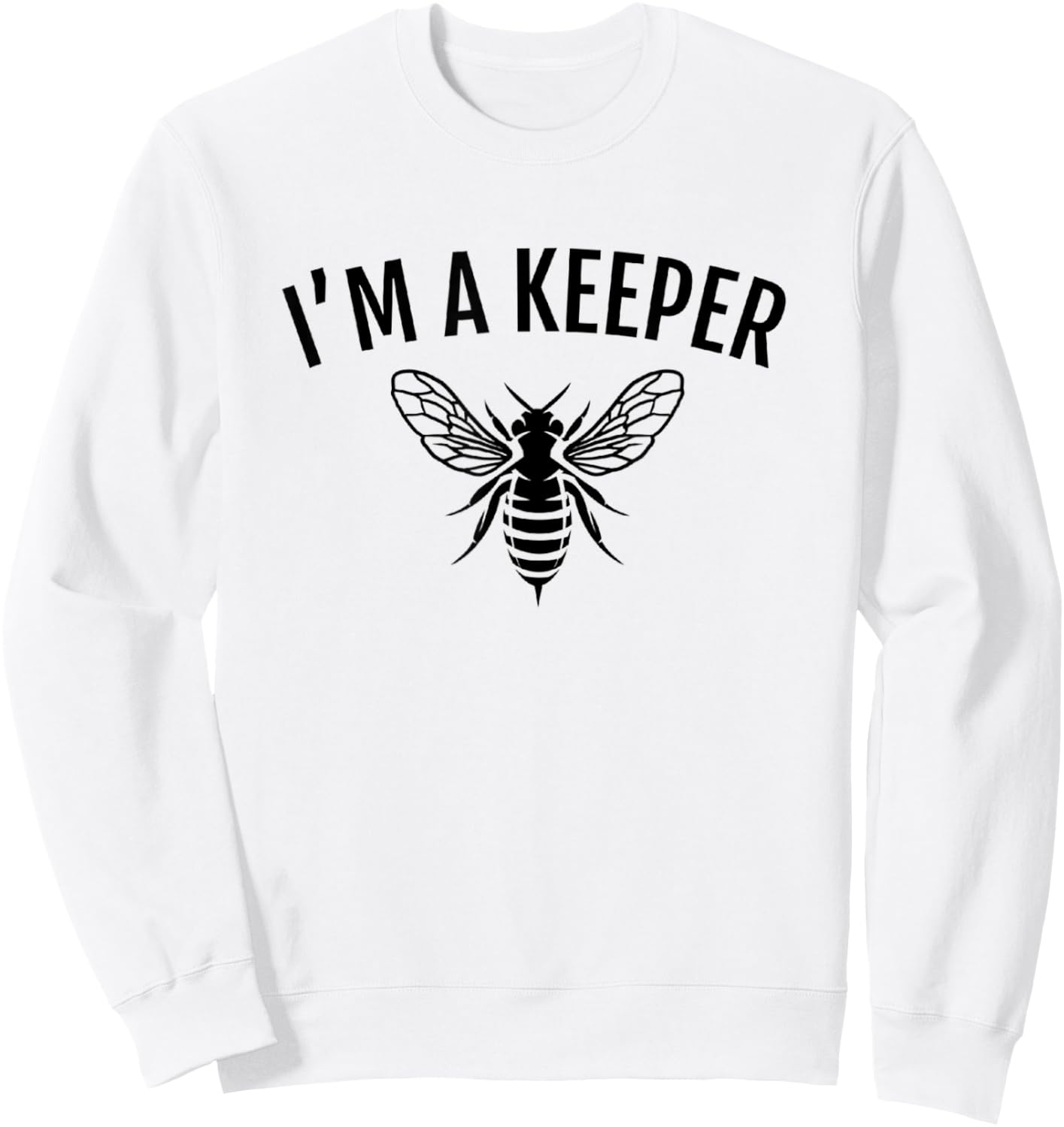Honey Bee Apiarist Funny Beekeeping Beekeeper Sweatshirt - Sweatshirt | White