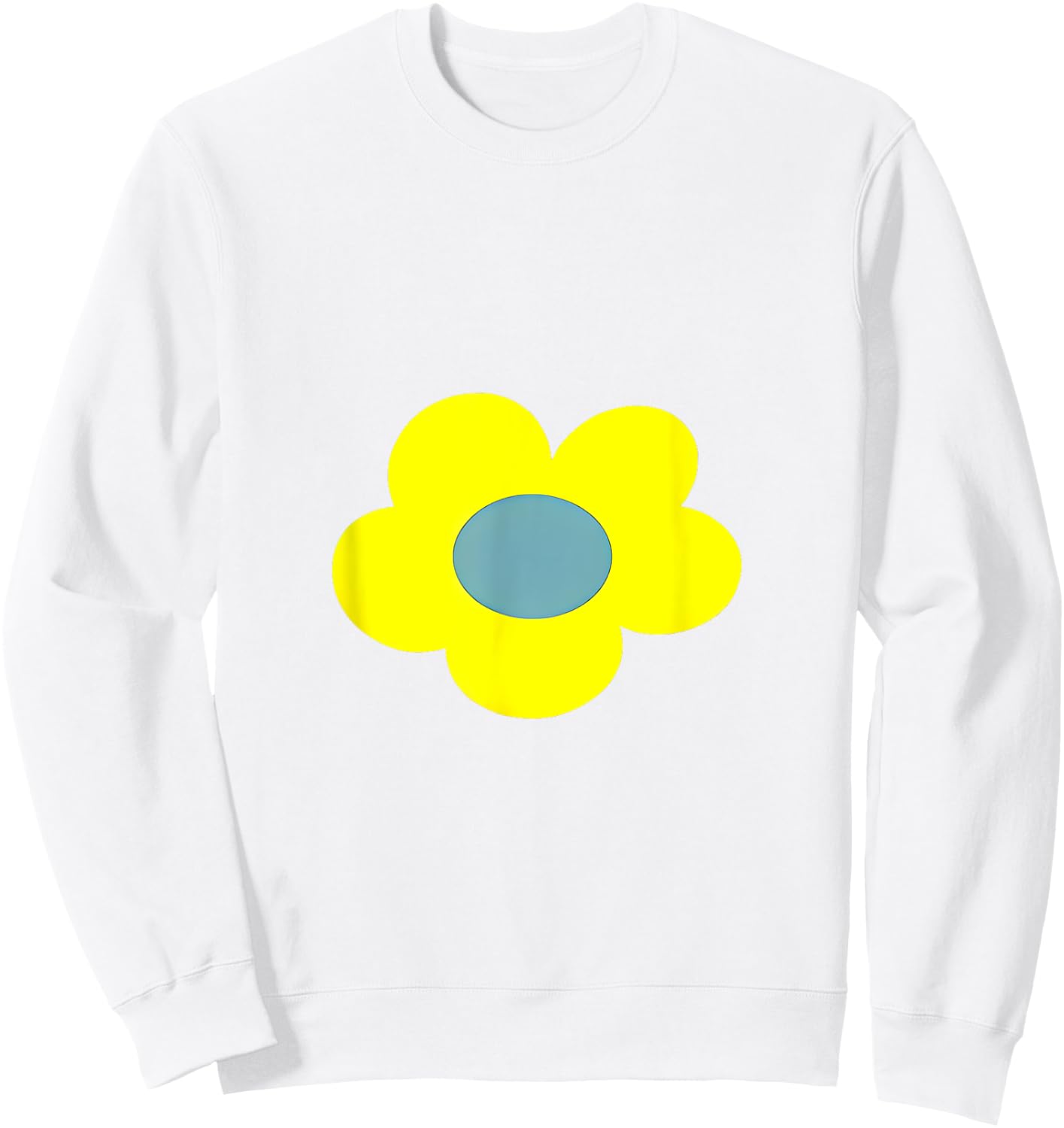 Grim Reaper Mandy Yellow Flower Pink Sweatshirt - Sweatshirt | White