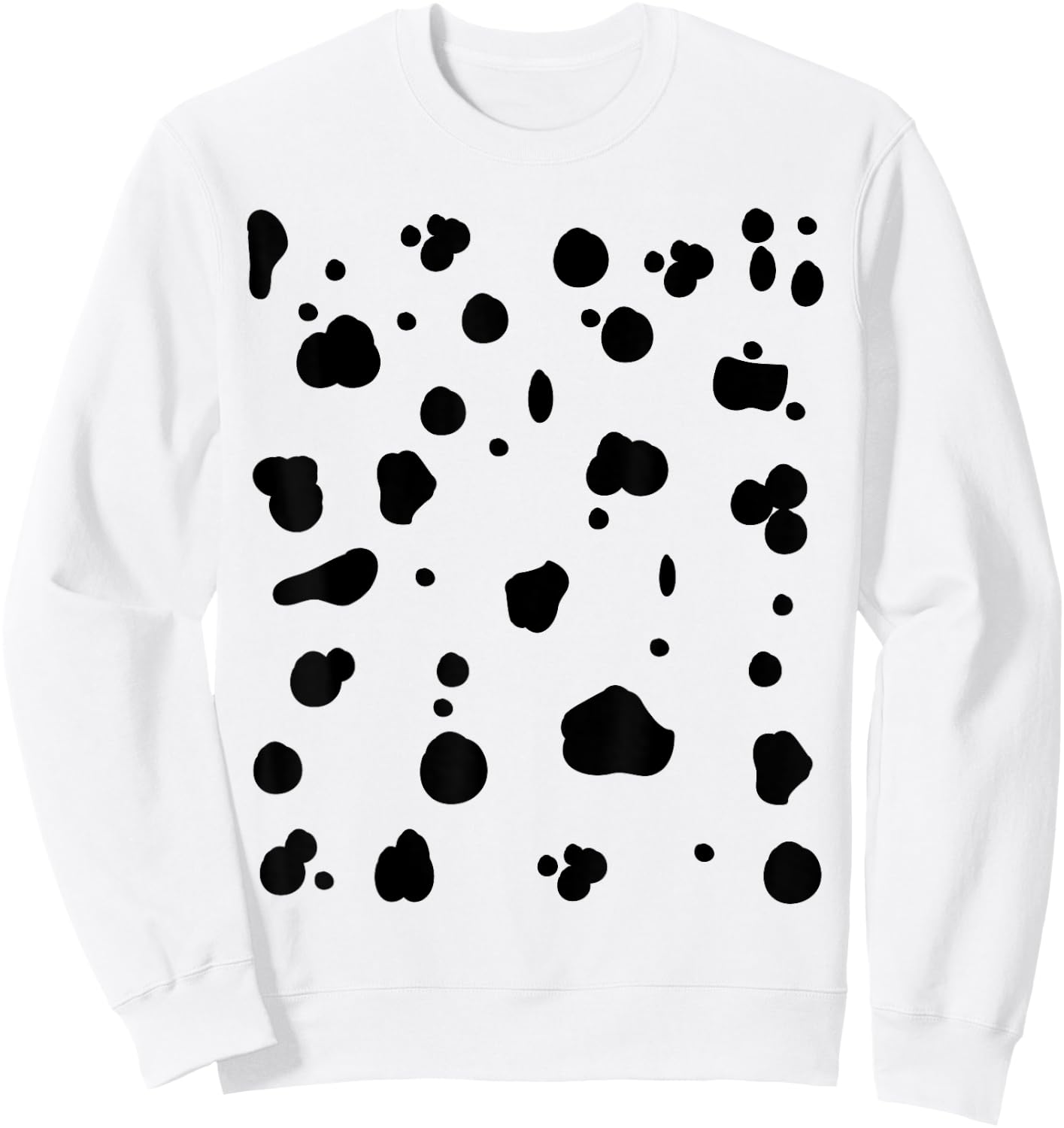 Dalmatian Dog Animal Halloween Costume Funny Gift Women Kids Sweatshirt - Sweatshirt | White