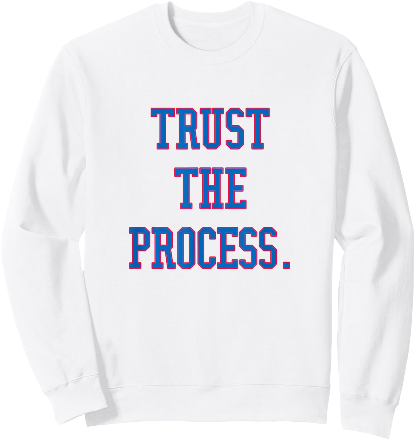 Trust the Process Shirt Sweatshirt - Sweatshirt | White