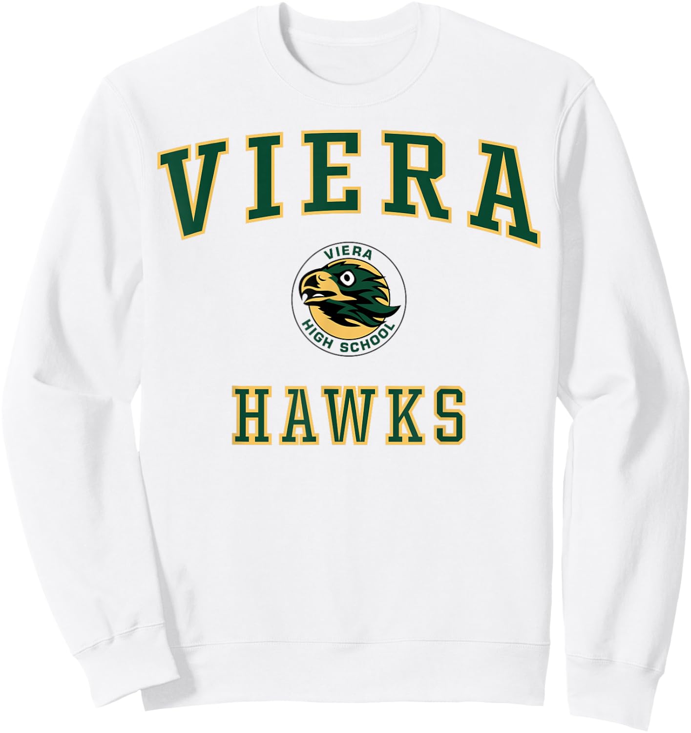 Viera High School Hawks C1 Sweatshirt - Sweatshirt | White