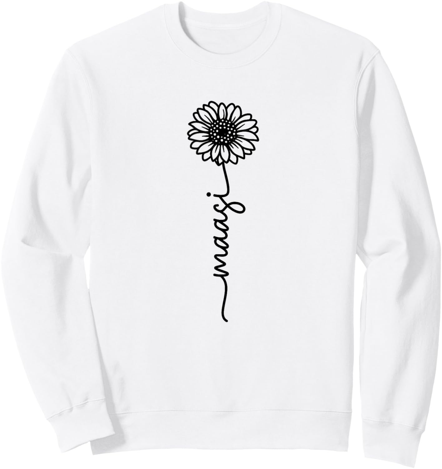 Maasi Flower Sweatshirt - Sweatshirt | White