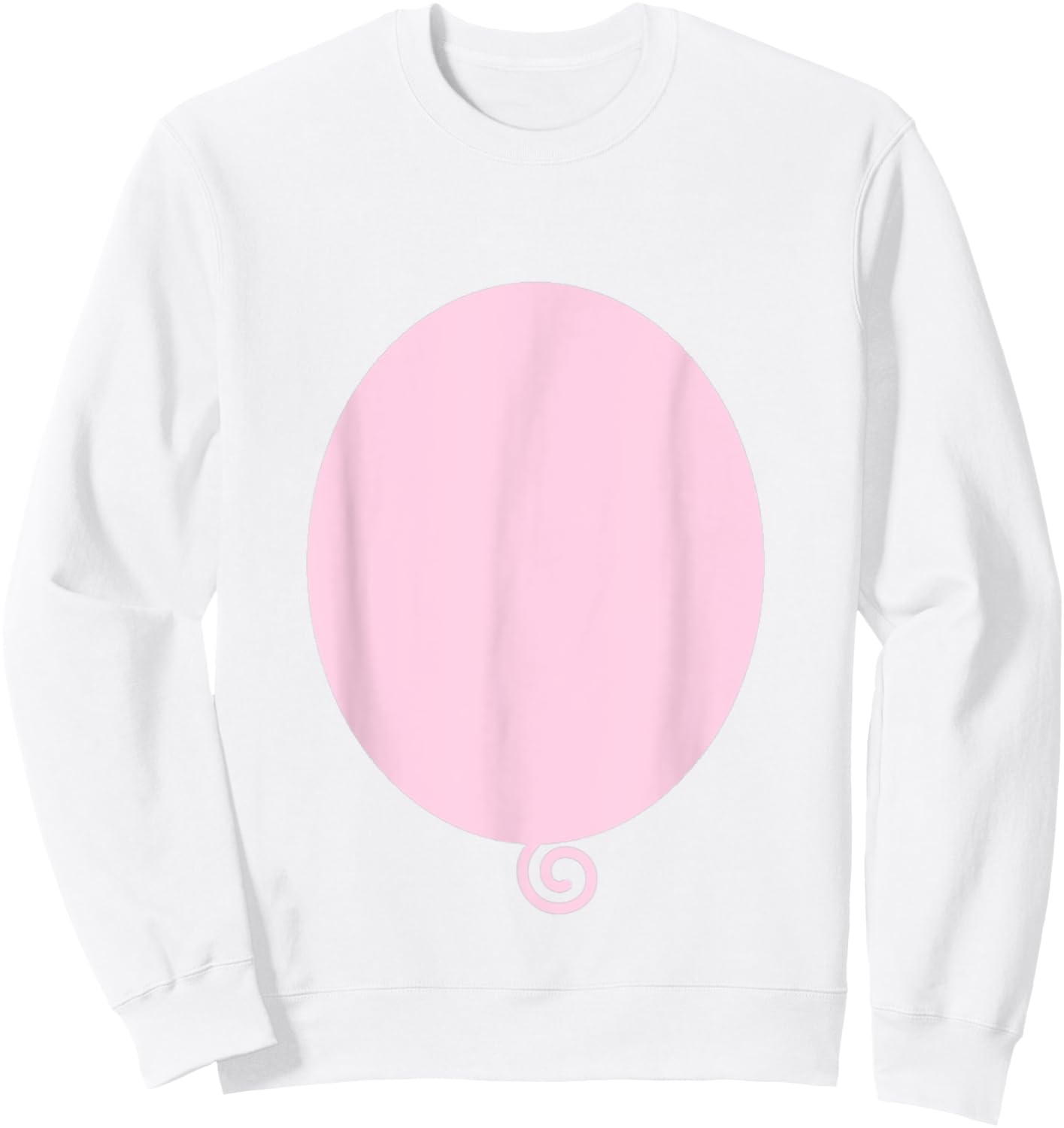 Pig Belly Funny Cute DIY Halloween Costume Men Women Sweatshirt - Sweatshirt | White