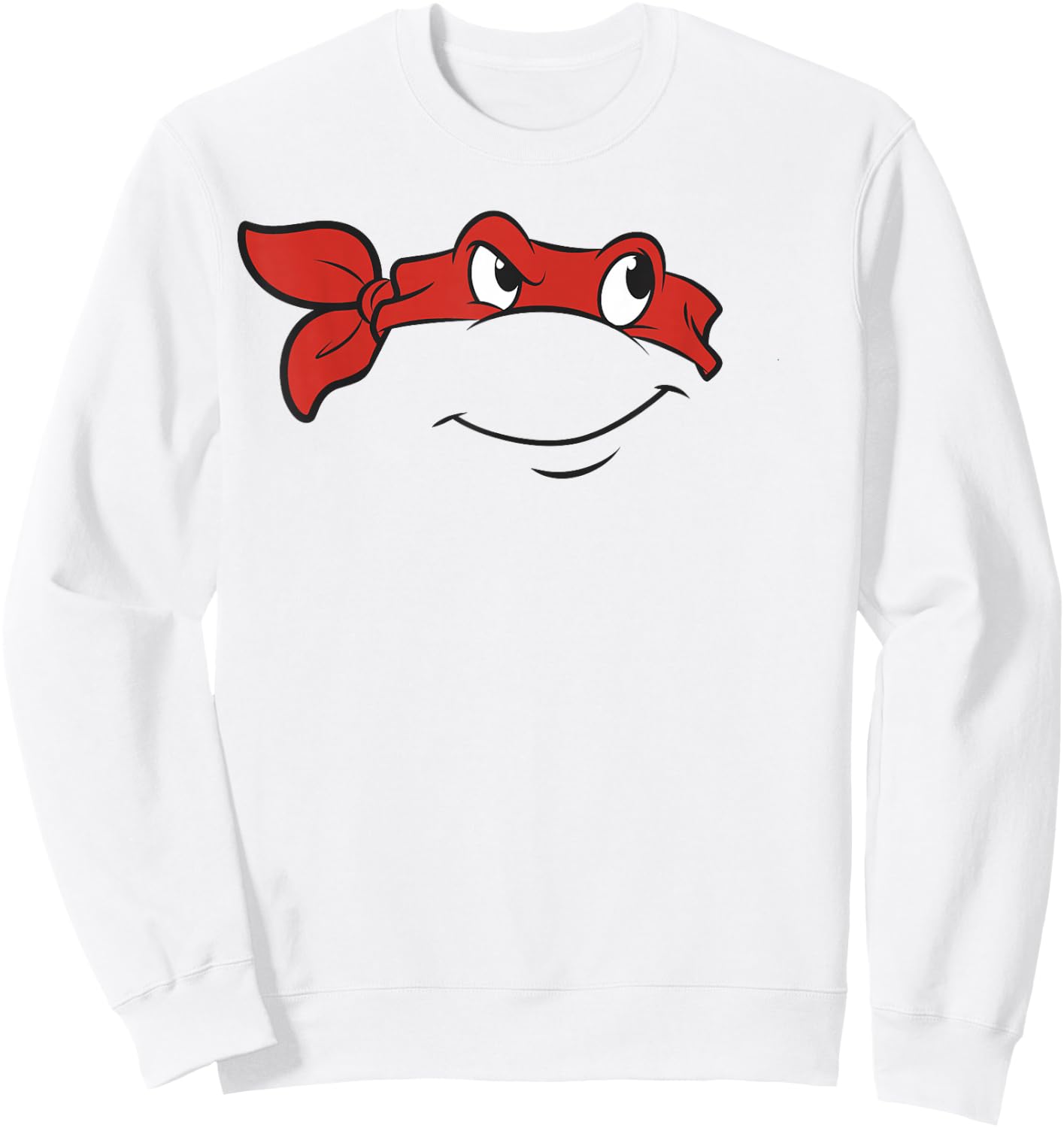 Teenage Mutant Ninja Turtles Raphael Big Face Costume Sweatshirt - Sweatshirt | White