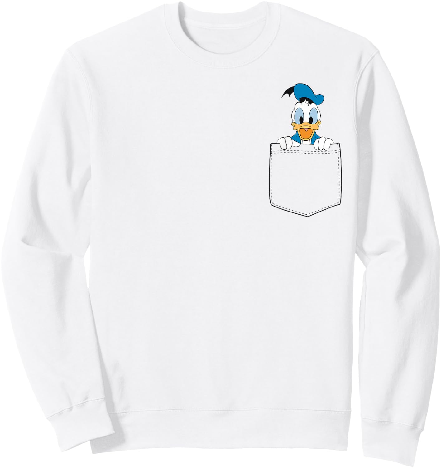 Pluto - Pocket Sweatshirt - Sweatshirt | White