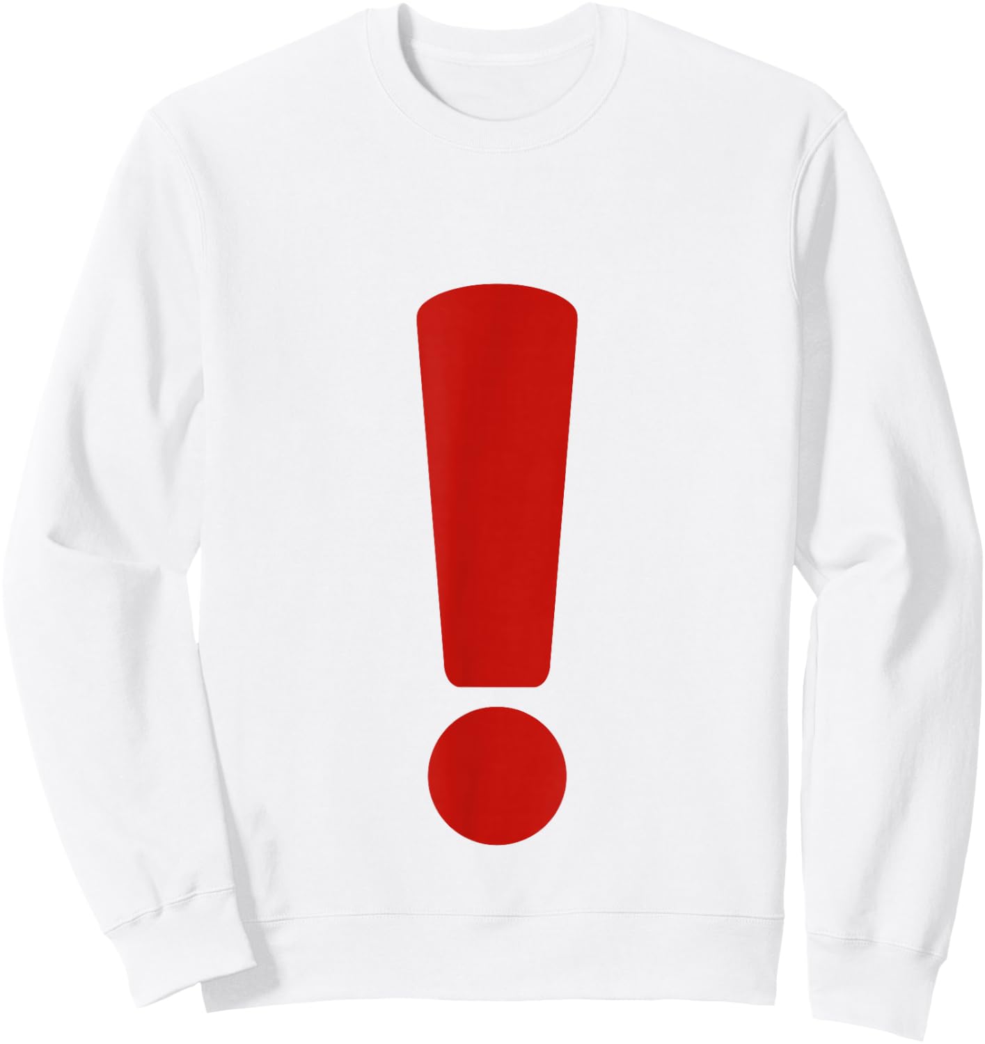 Bubsy Exclamation Mark Sweatshirt - Sweatshirt | White