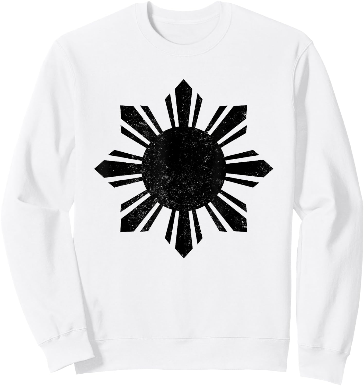 Philippines T Shirt Filipino Vintage Sun Pinoy Pinay Sweatshirt - Sweatshirt | White