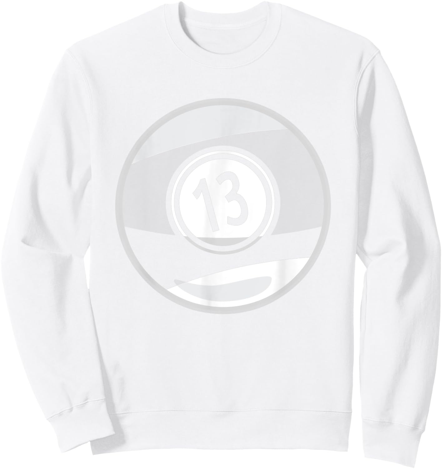 Matching Halloween Costume Set Billiard Balls 13 Ball Sweatshirt - Sweatshirt | White