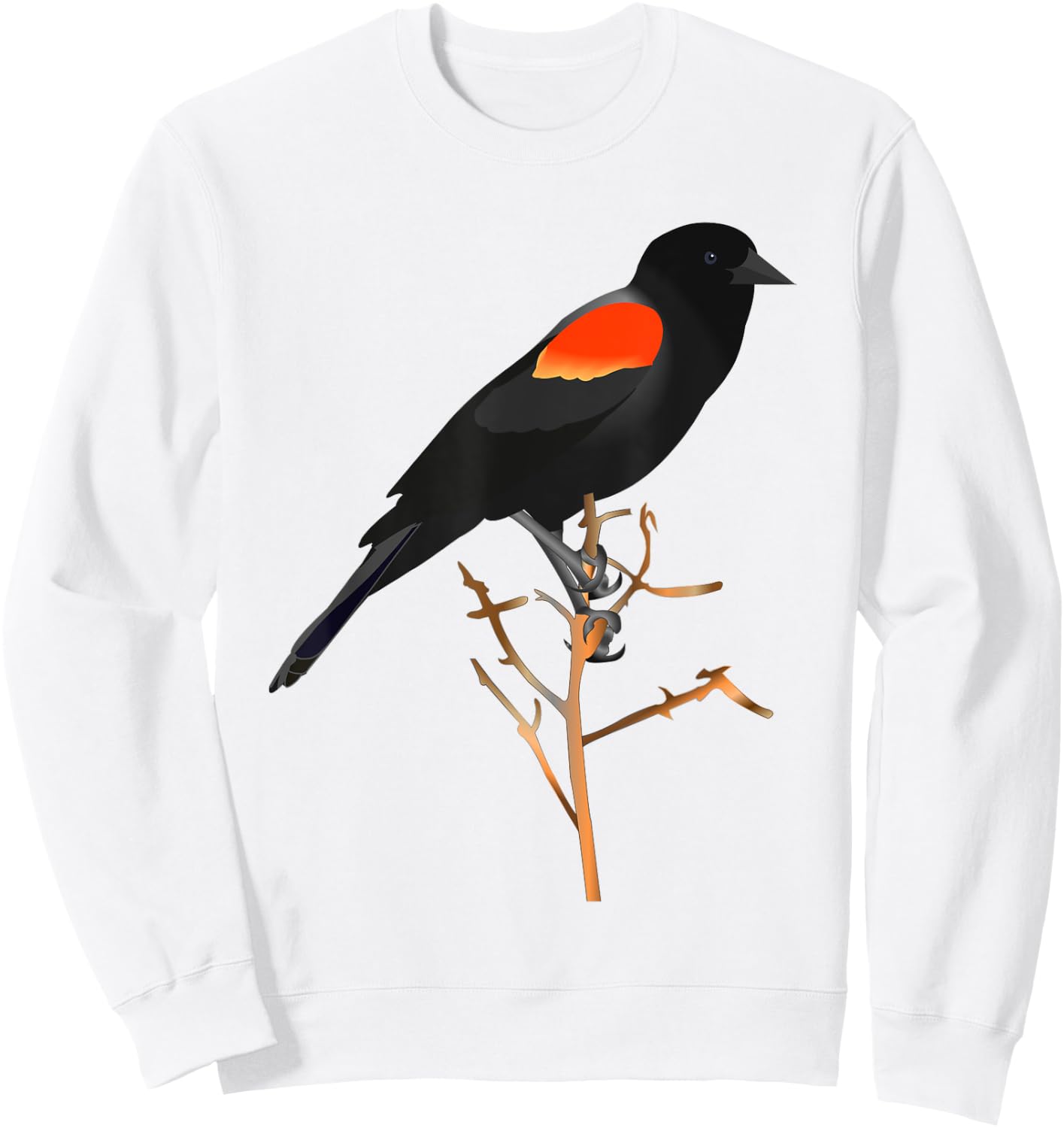 Red-winged blackbird for birdwatchers Sweatshirt - Sweatshirt | White