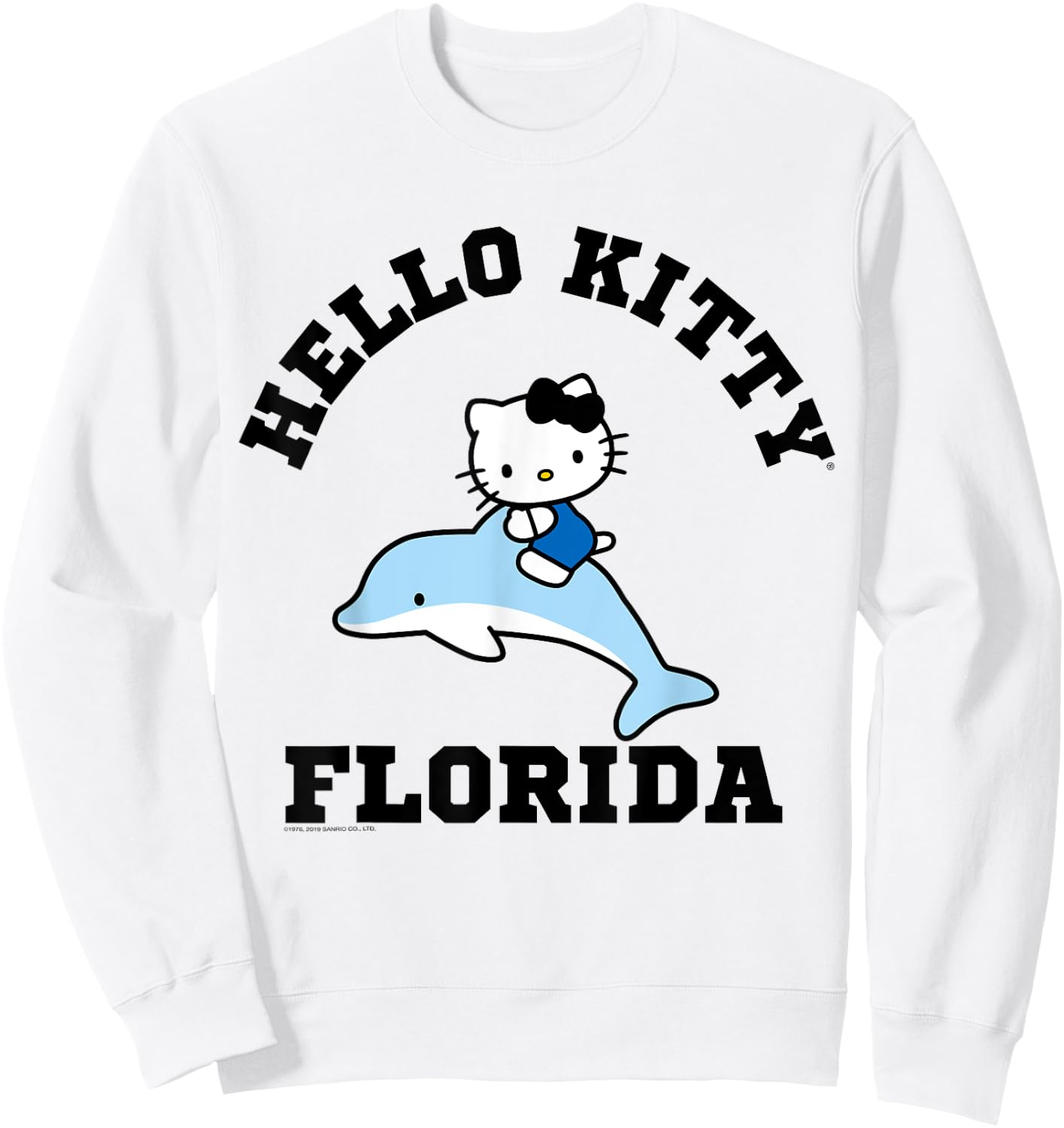 Hello Kitty Florida Dolphin Shirt Sweatshirt - Sweatshirt | White