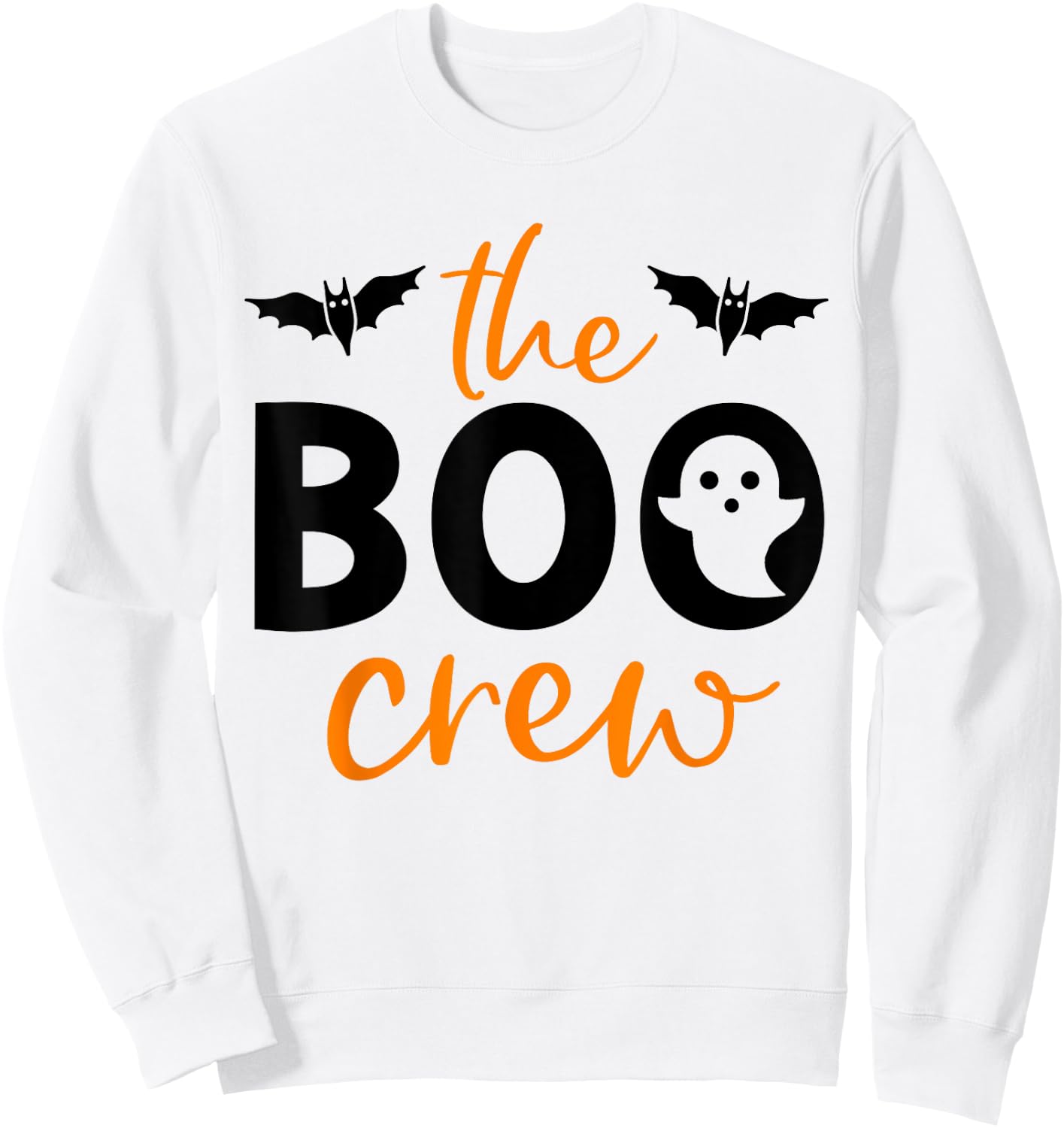 The Boo Crew Shirt Matching Halloween Family Shirts Pajamas Sweatshirt - Sweatshirt | White