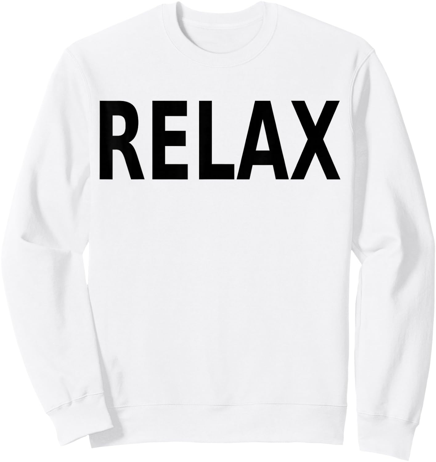 Relax Retro 80s Party Sweatshirt - Sweatshirt | White