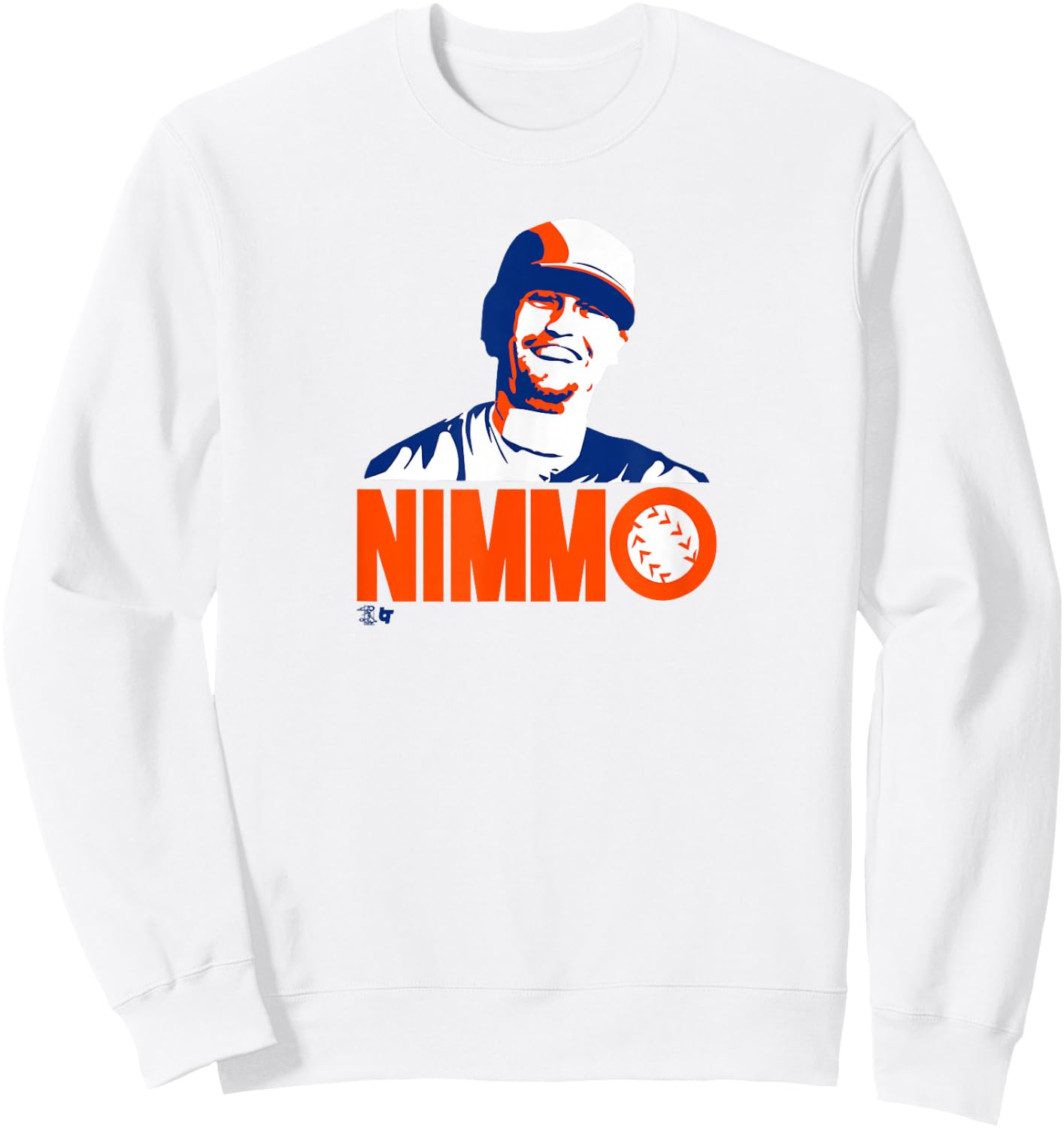 Brandon Nimmo - Nimmo Smile - New York Baseball Sweatshirt - Sweatshirt | White