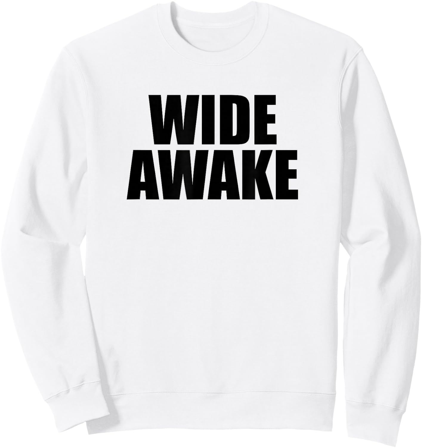 Wide Awake Sweatshirt - Sweatshirt | White