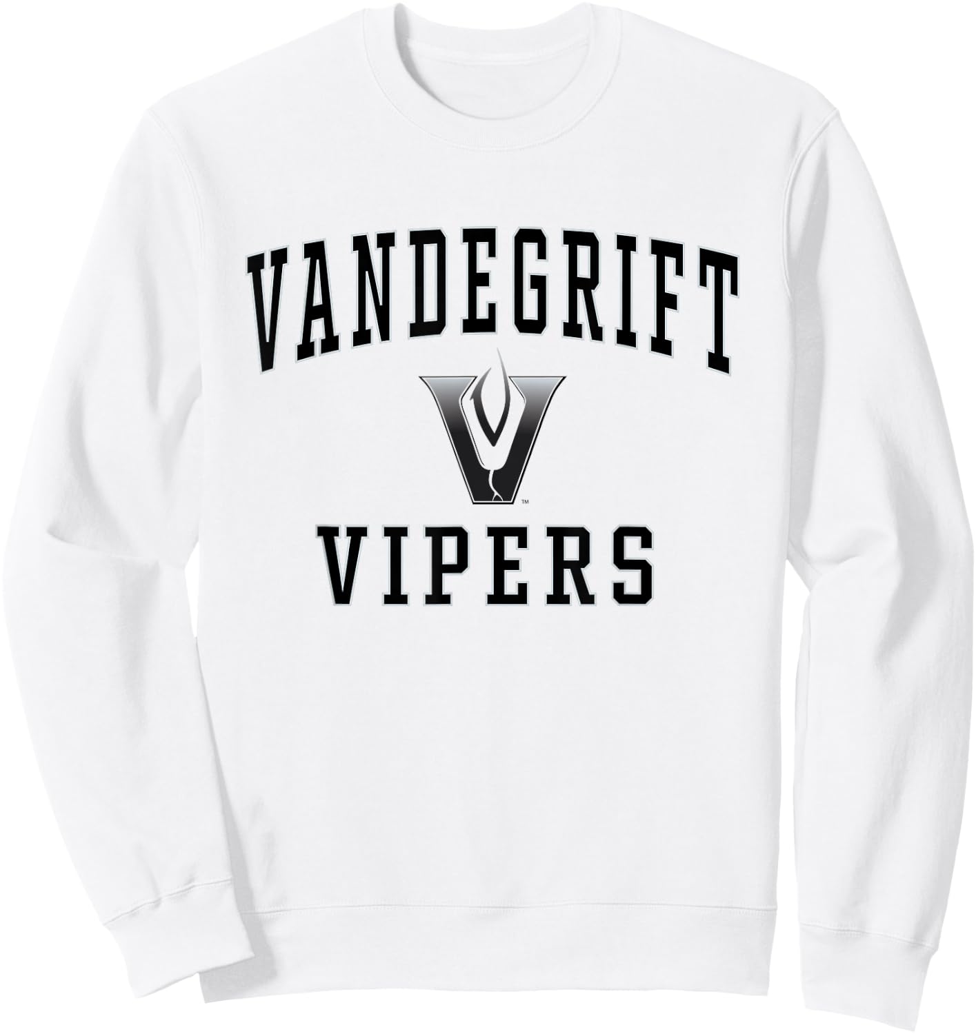 Vandegrift High School Vipers C1 Sweatshirt - Sweatshirt | White