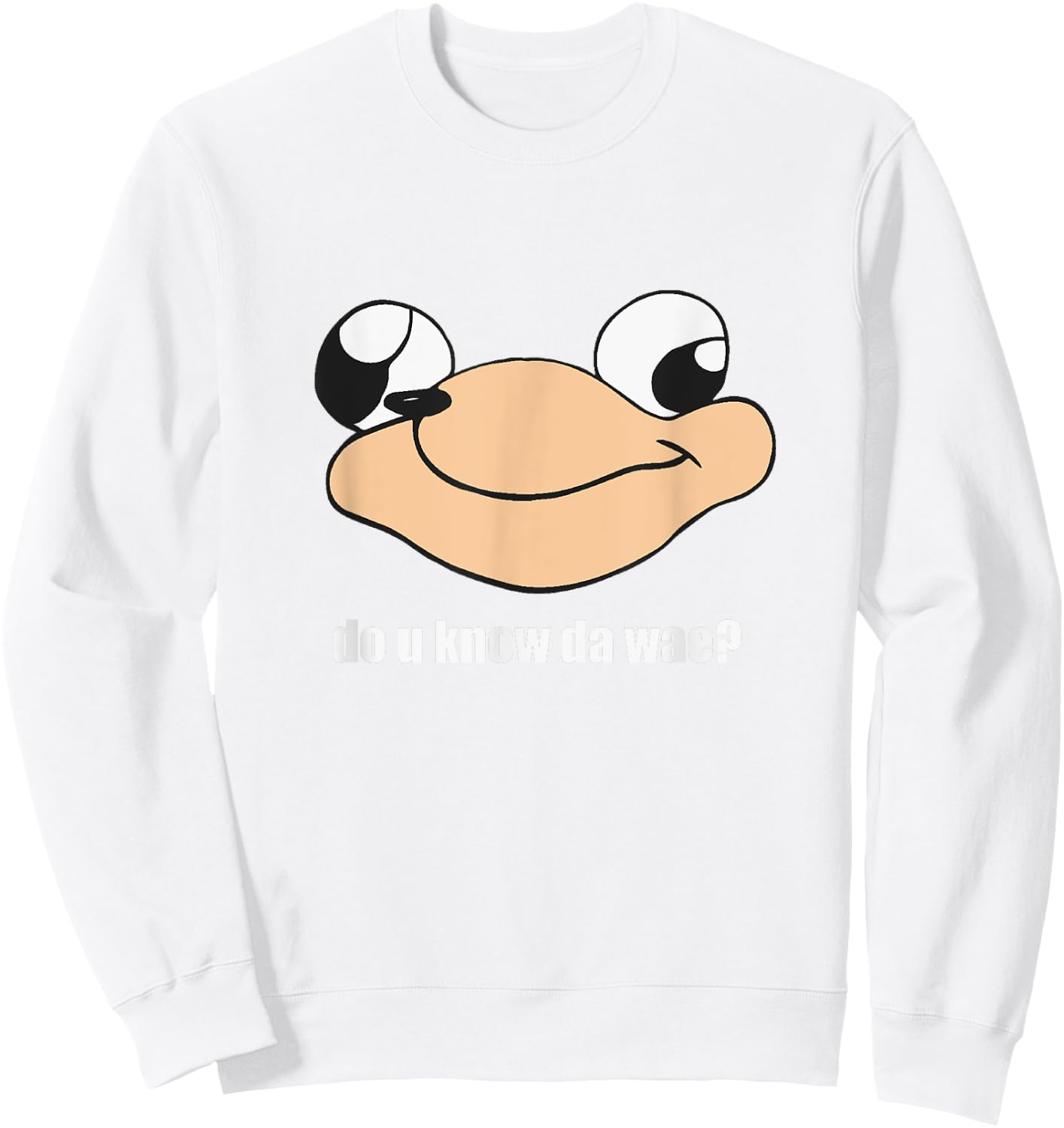 Ugandan Warrior Shirt Funny Do U Know Da Wae Tribe Meme Men Sweatshirt - Sweatshirt | White