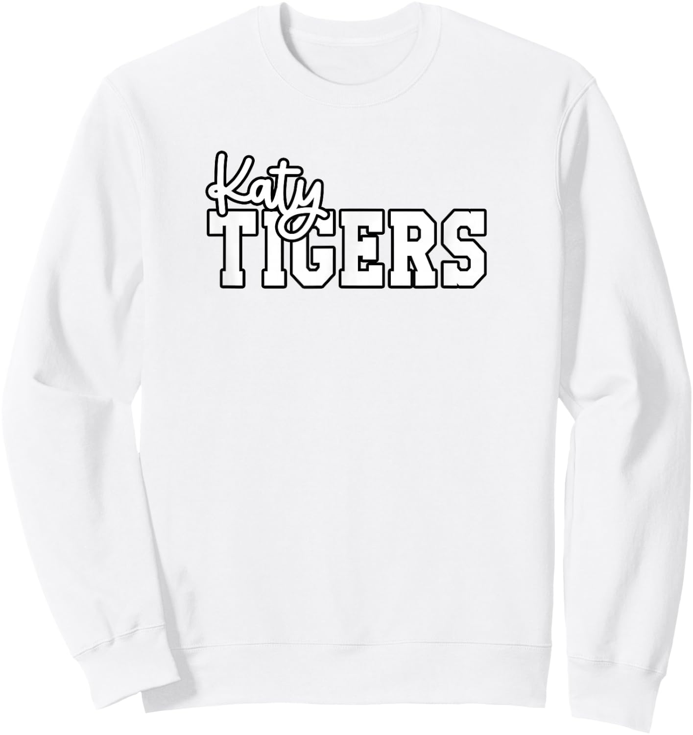 Katy High School Tigers Sweatshirt - Sweatshirt | White