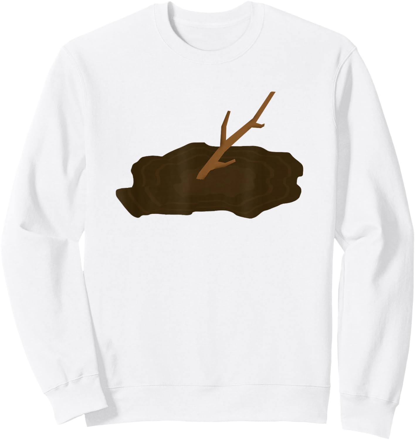 Grumpy Stick in the mud Funny Sweatshirt - Sweatshirt | White