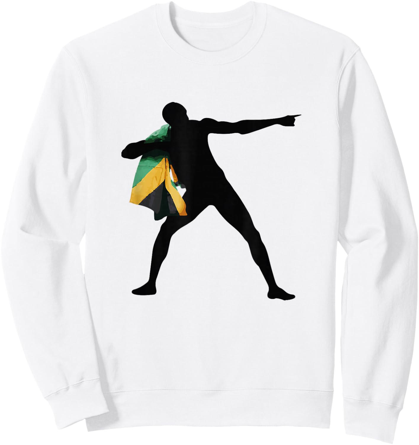 Jamaican Flag - Jamaican Roots Sweatshirt - Sweatshirt | White