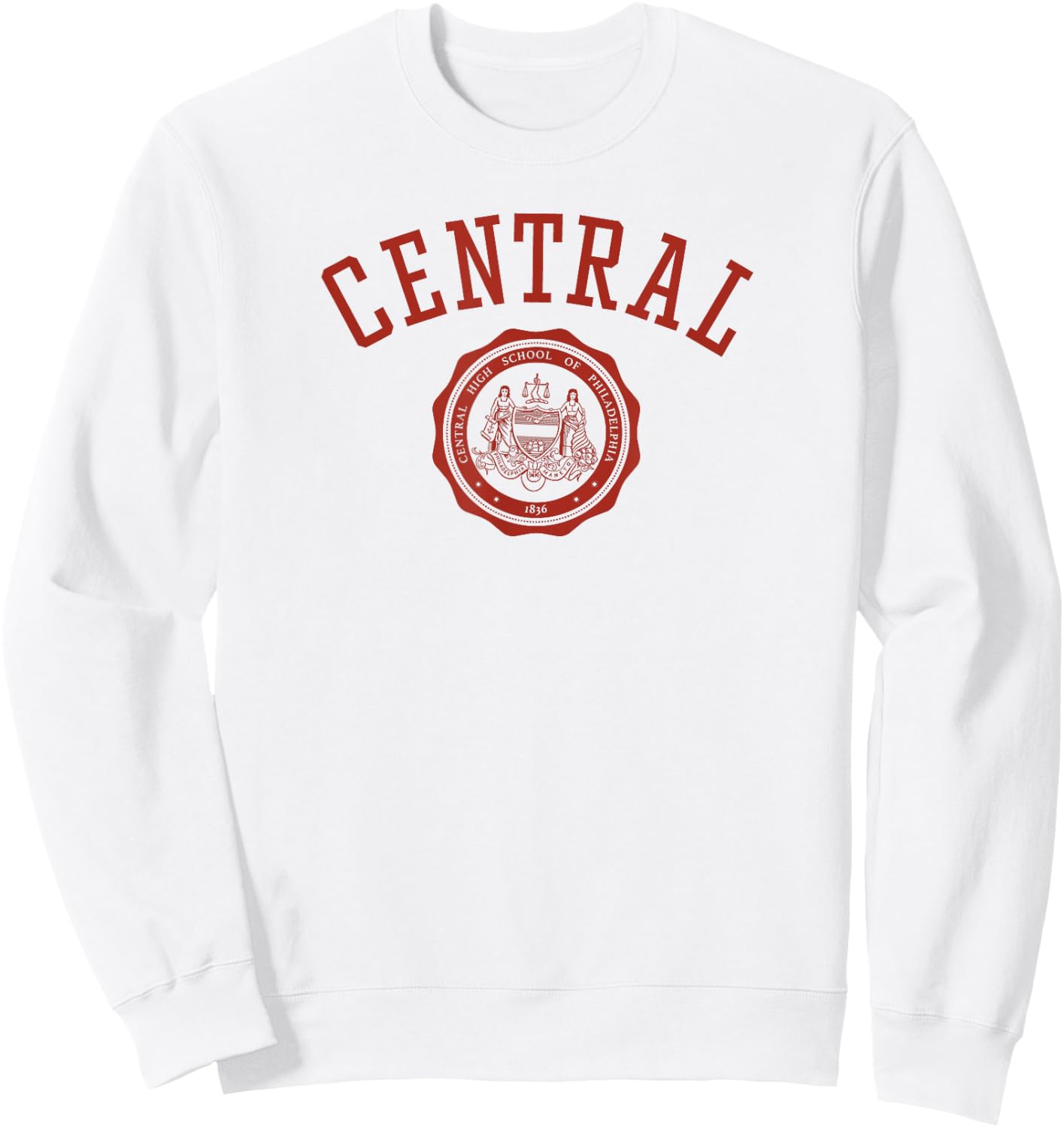 Classic Central High School Sweatshirt - Sweatshirt | White