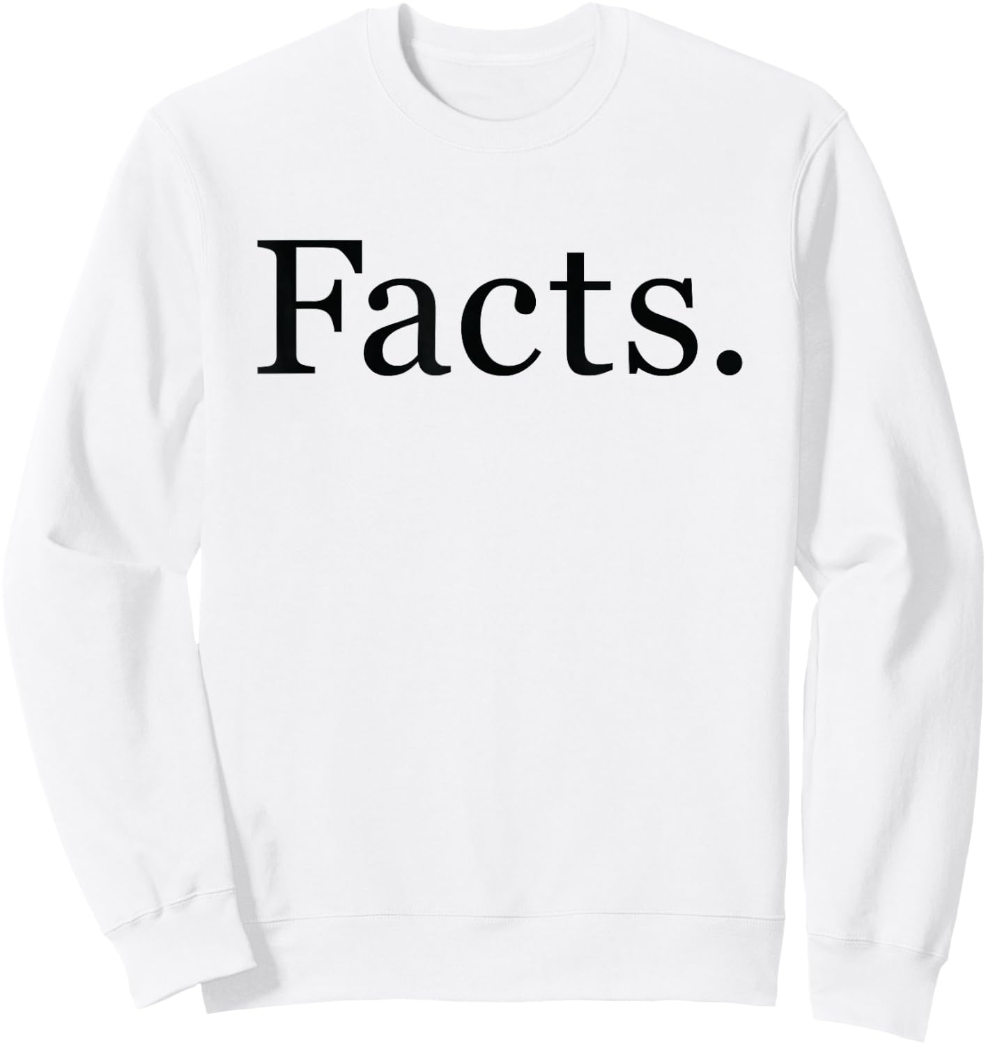 Facts Sweatshirt - Sweatshirt | White