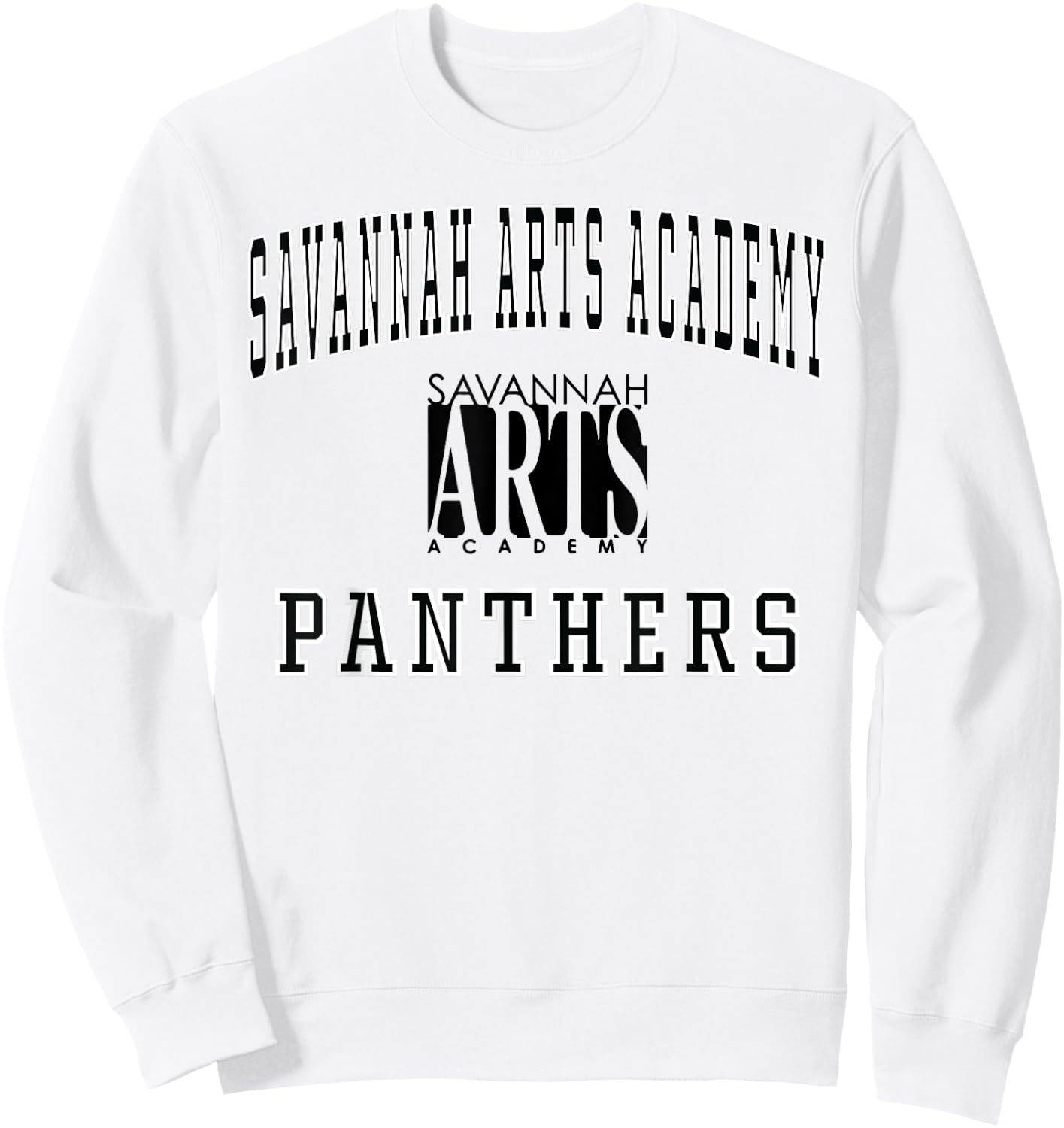 Savannah Arts Academy Panthers C1 Sweatshirt - Sweatshirt | White