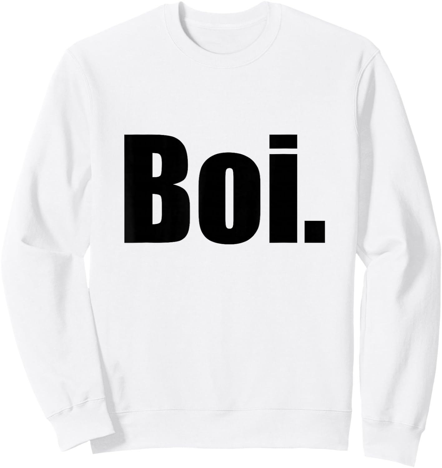 Boi Sweatshirt - Sweatshirt | White