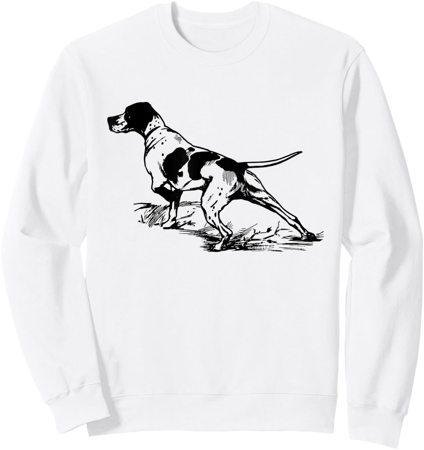 English Pointer Dog Hunting Dog Shirt Men Women Girls Kids Sweatshirt - Sweatshirt | White