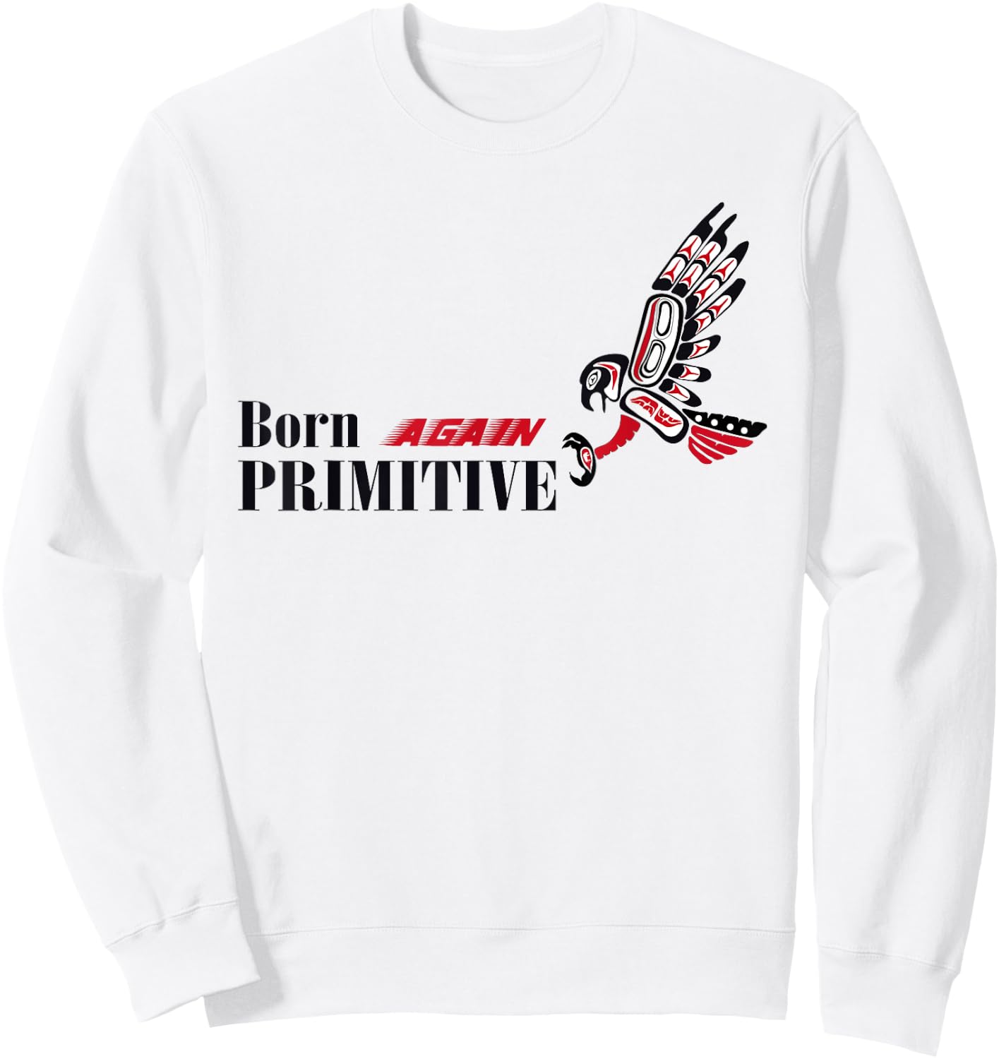 Born Again Primitive II Sweatshirt - Sweatshirt | White