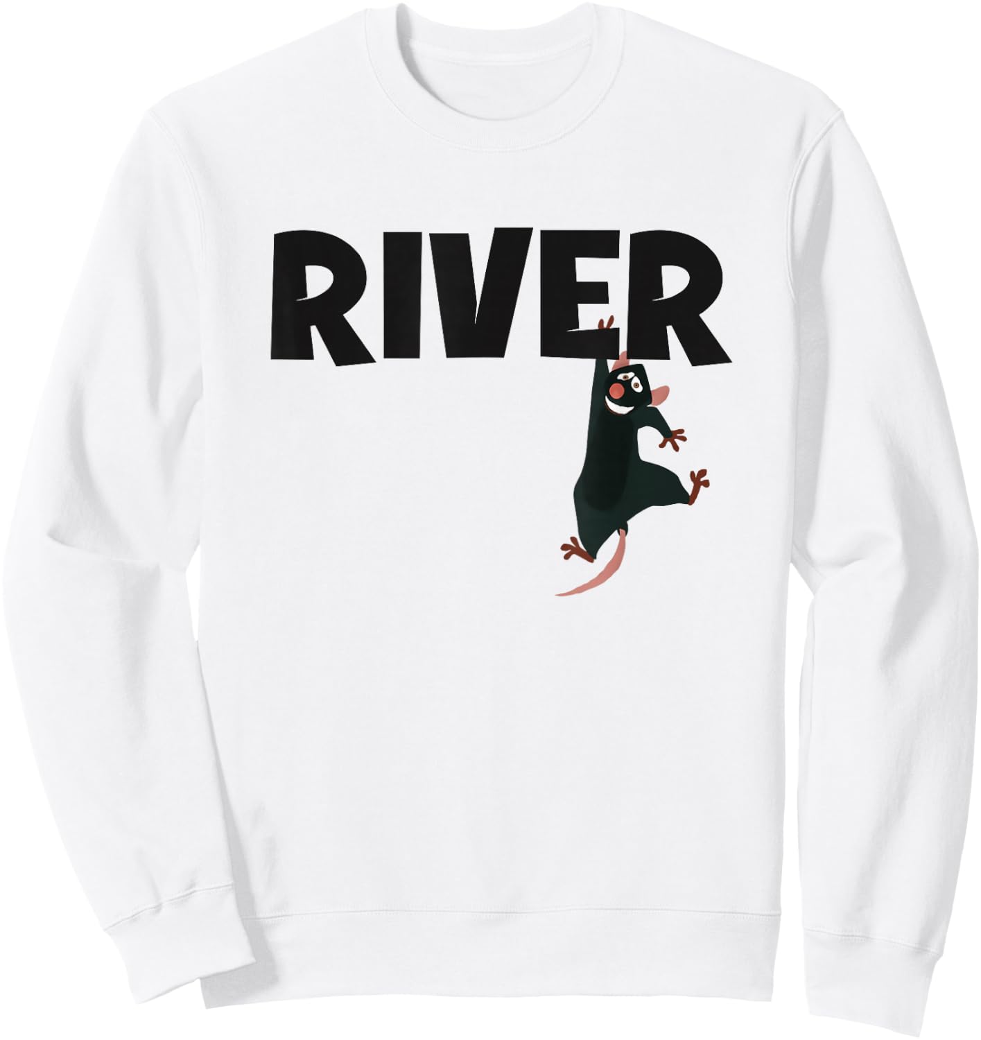 River Rat Rafting Life is Better On The River Sweatshirt - Sweatshirt | White