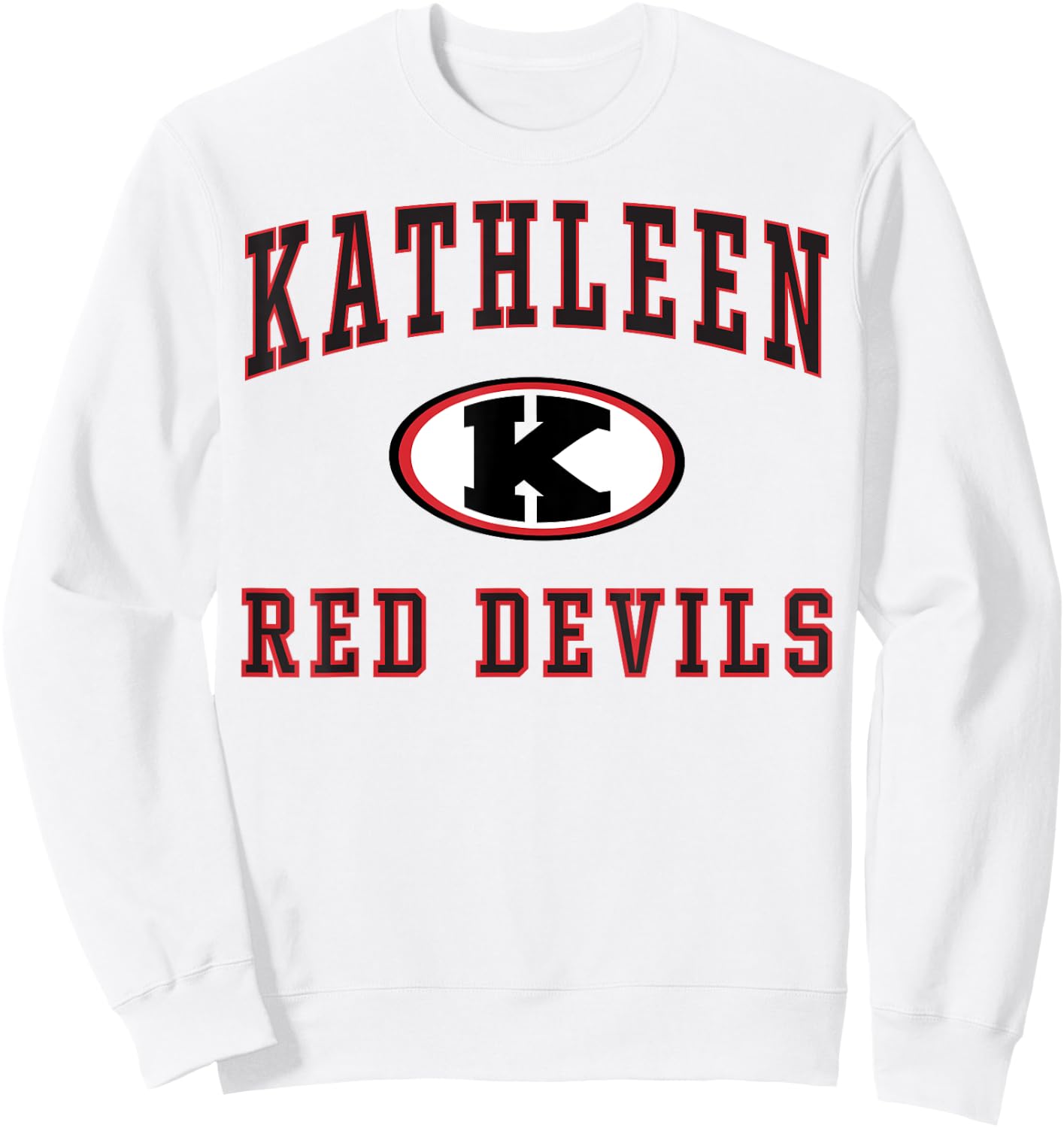 Kathleen High School Red Devils C1 Sweatshirt - Sweatshirt | White