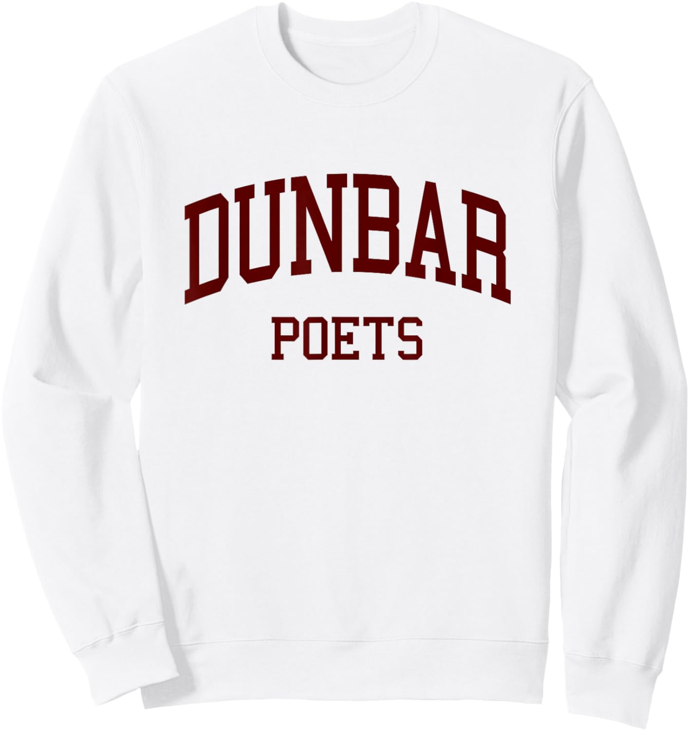 Dunbar High School HS Baltimore MD Retro Sweatshirt - Sweatshirt | White